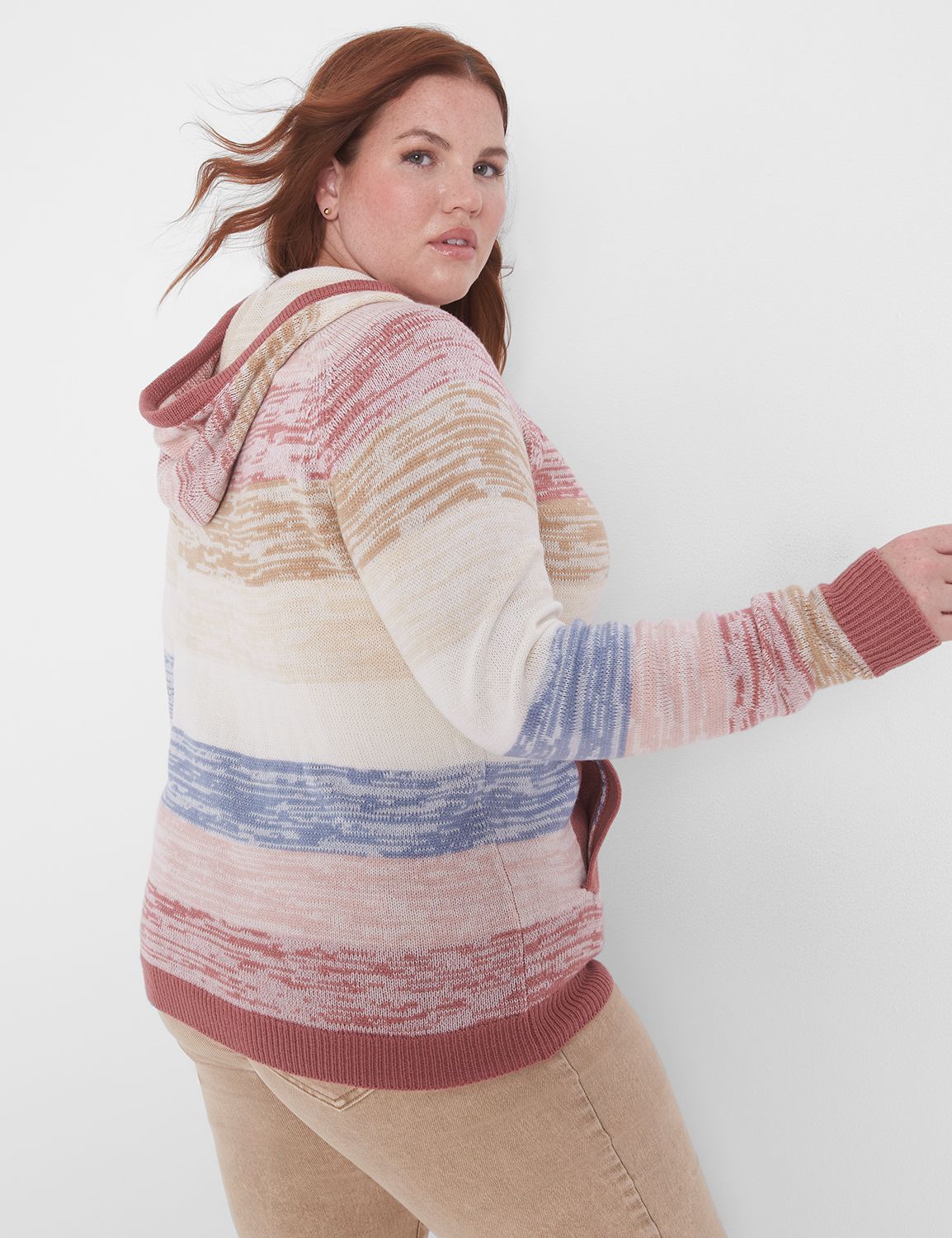Classic Long Sleeve Zipper Front Ho Product Image 2