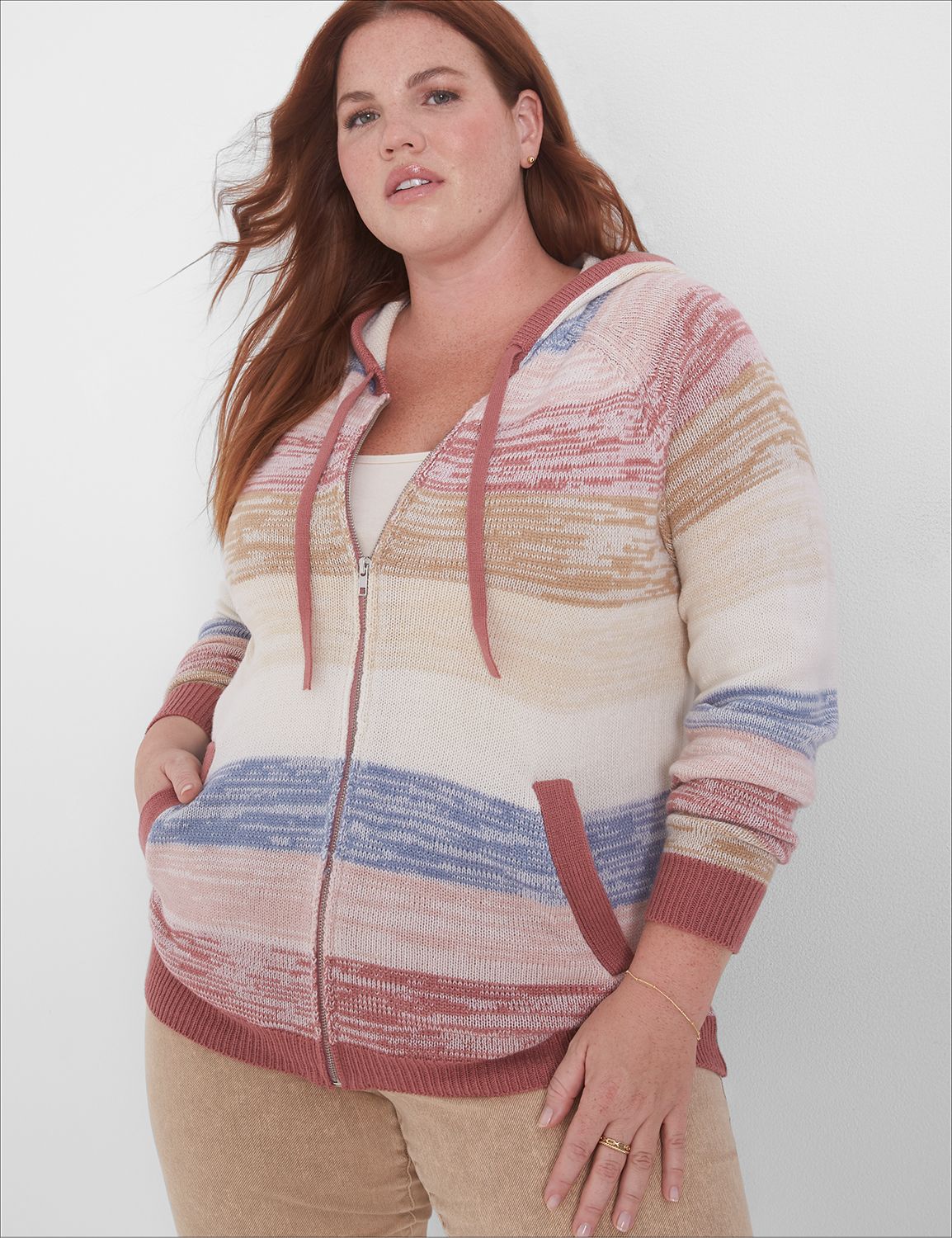 Classic Long Sleeve Zipper Front Ho Product Image 4