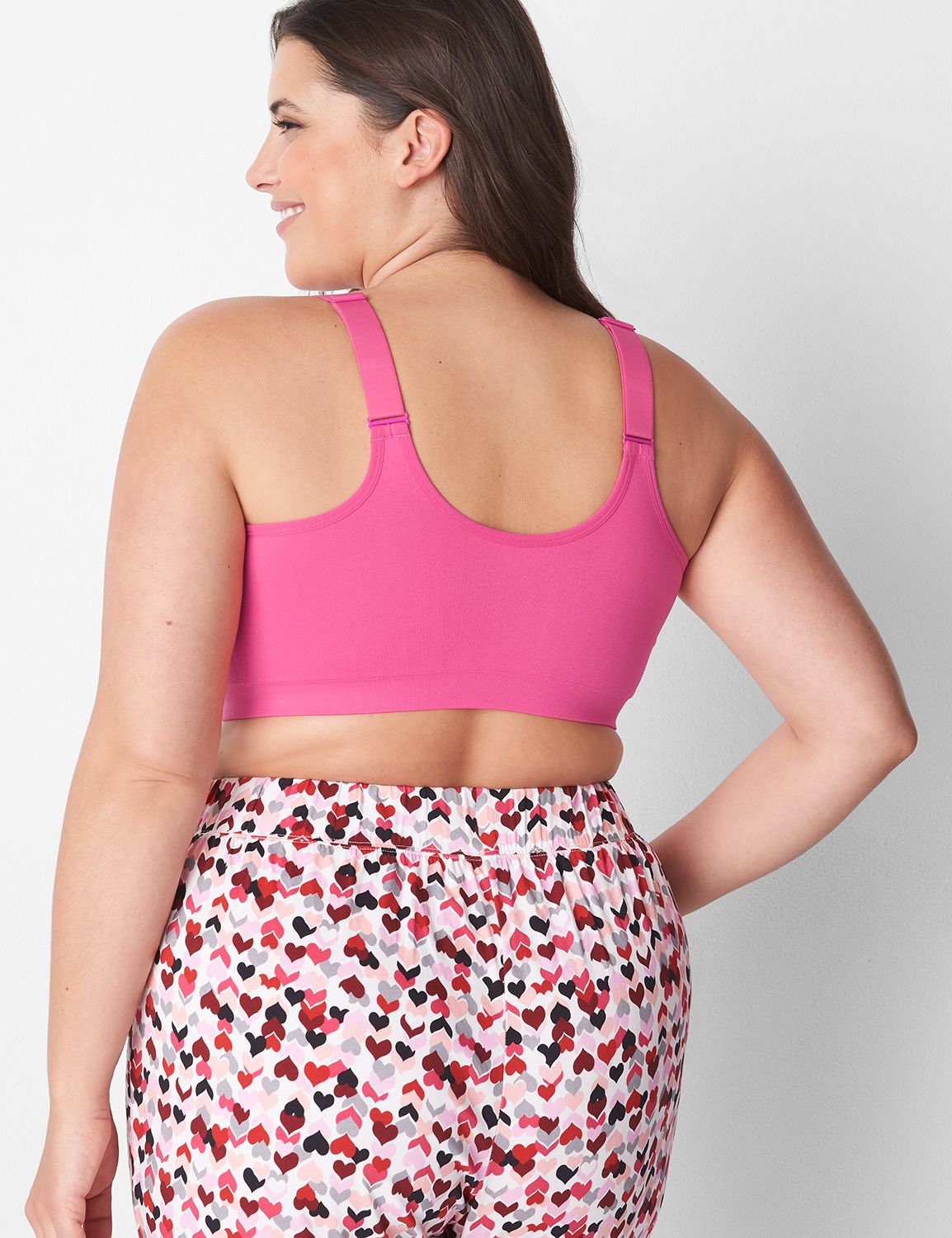 Seamless Rib Bralette - Lace Trim | LaneBryant