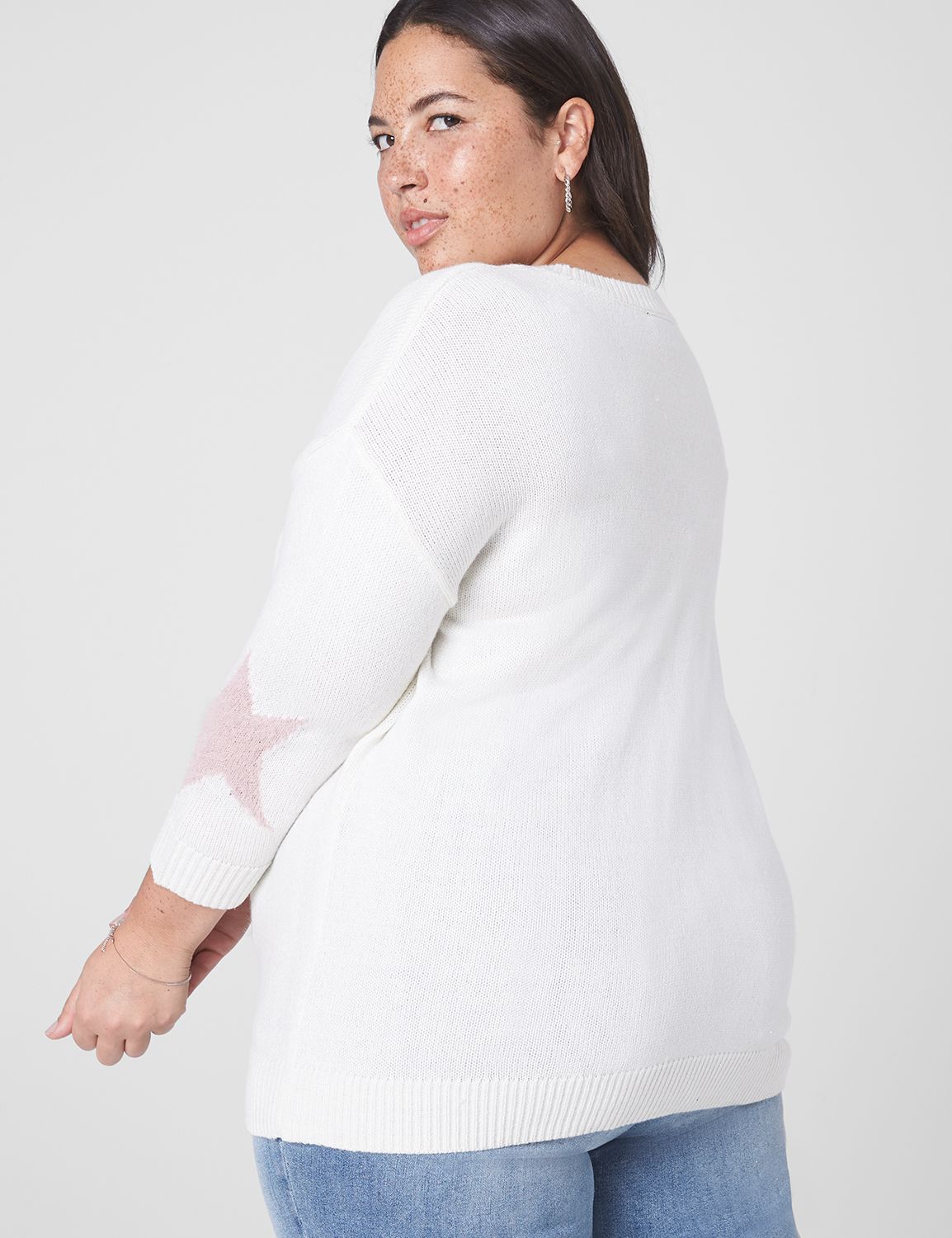 Casual Home Crew Neck Star Print Suit main image 1