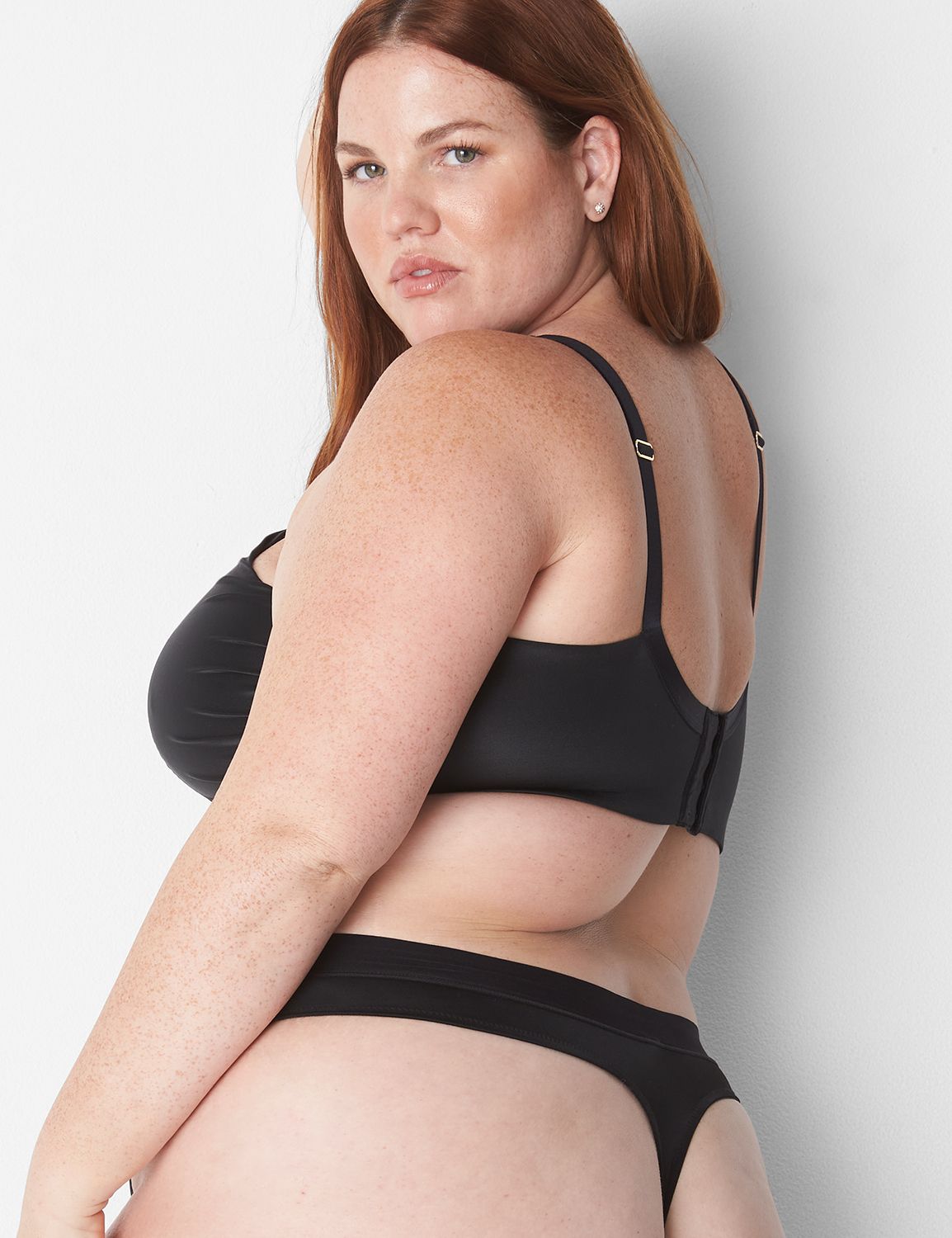 Micro Sateen Wrap Bralette 1129721 Product Image 2