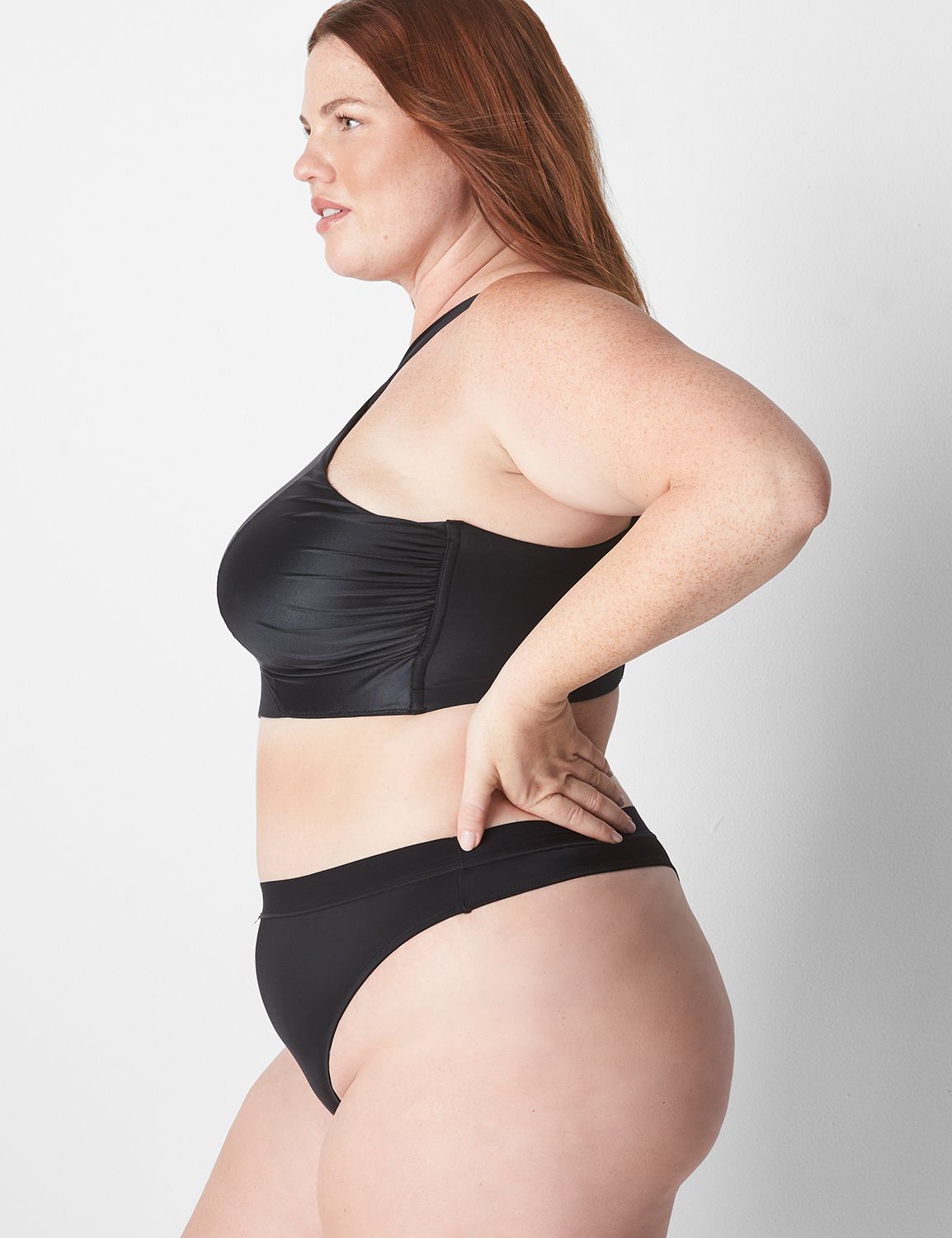 Micro Sateen Wrap Bralette 1129721 Product Image 3