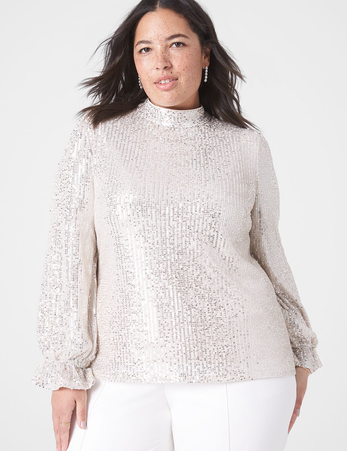 Lane bryant 2025 sequin top