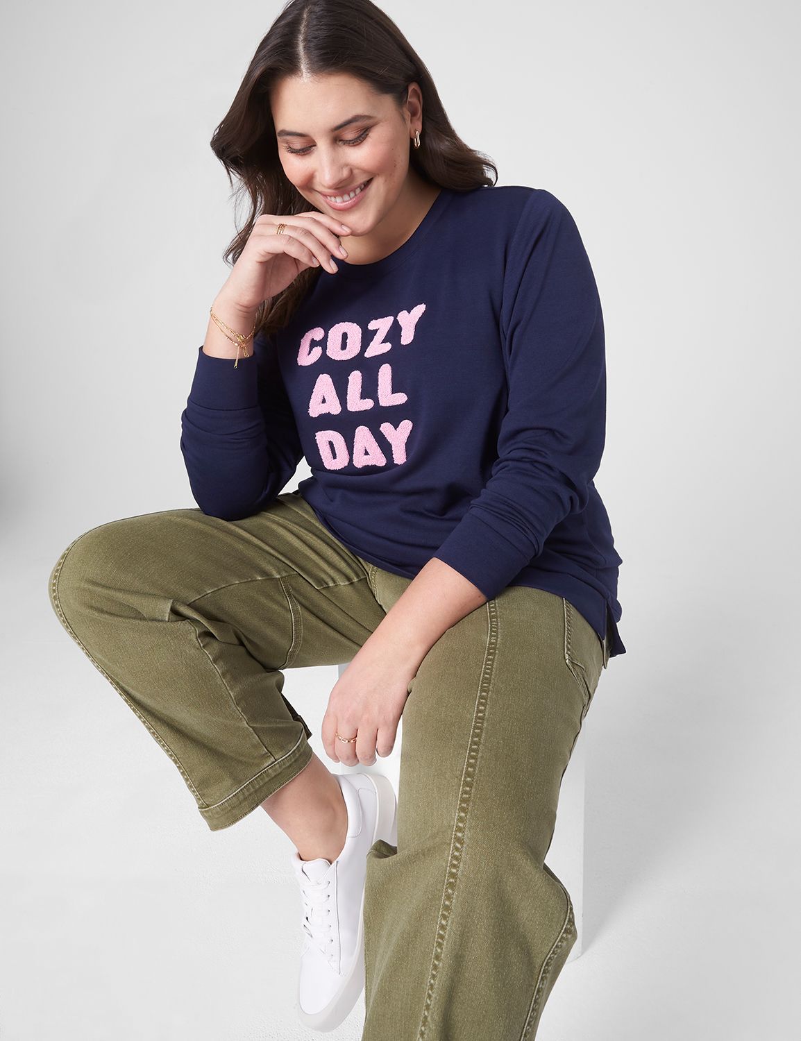 Classic Long Sleeve Crew Neck Sweat Product Image 3