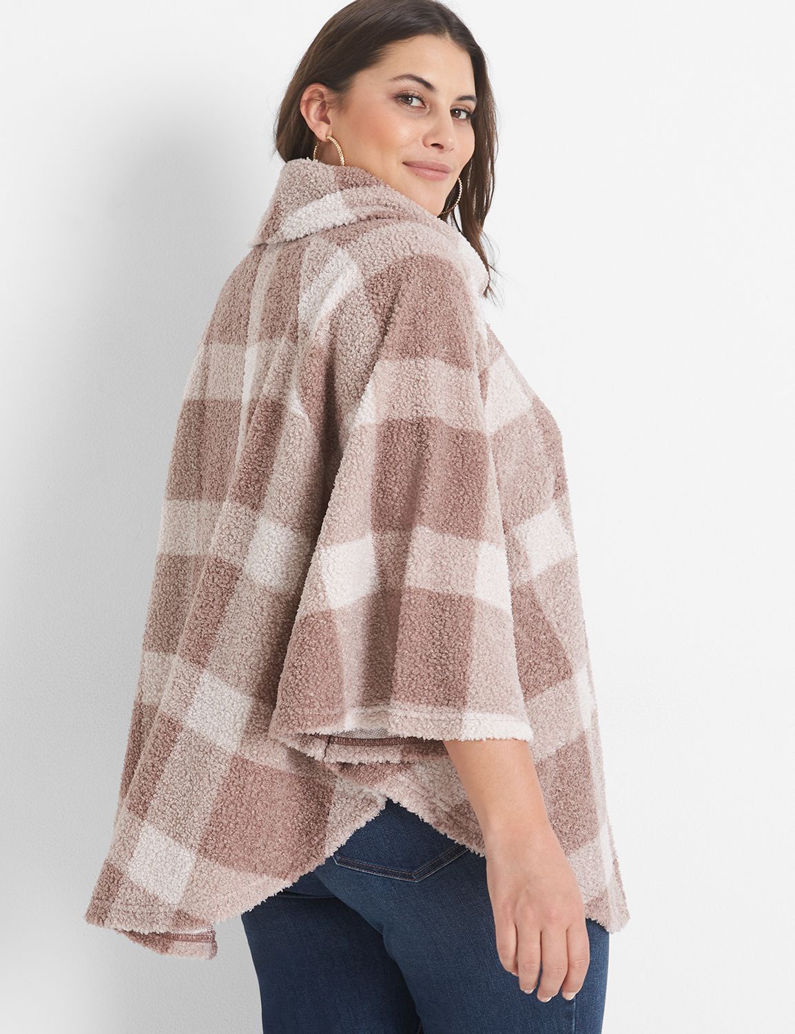 Relaxed Raglan Cowl Neck Pullover P | LaneBryant
