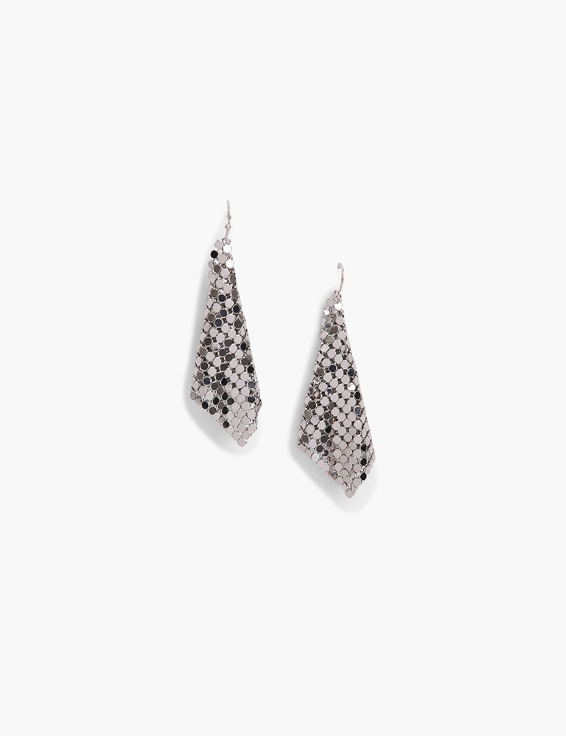 Metal Mesh Drop Earring Product Image 2