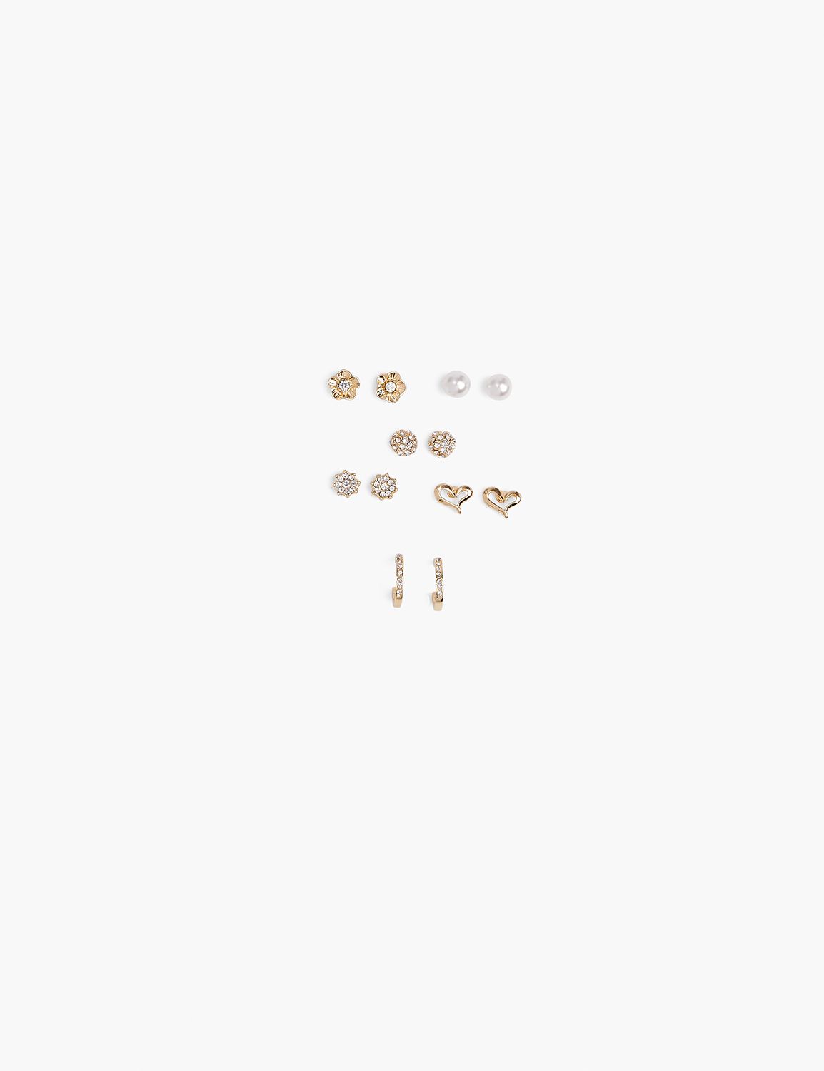 Pave Floral 6 Pack Earring Product Image 1