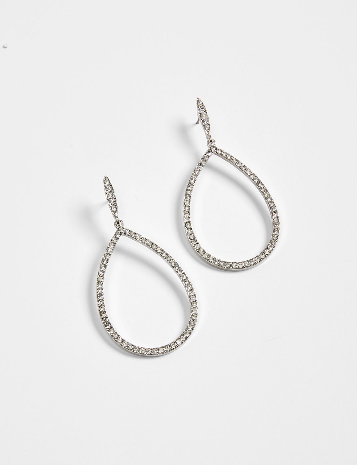 Pave Teardrop Earring Product Image 1
