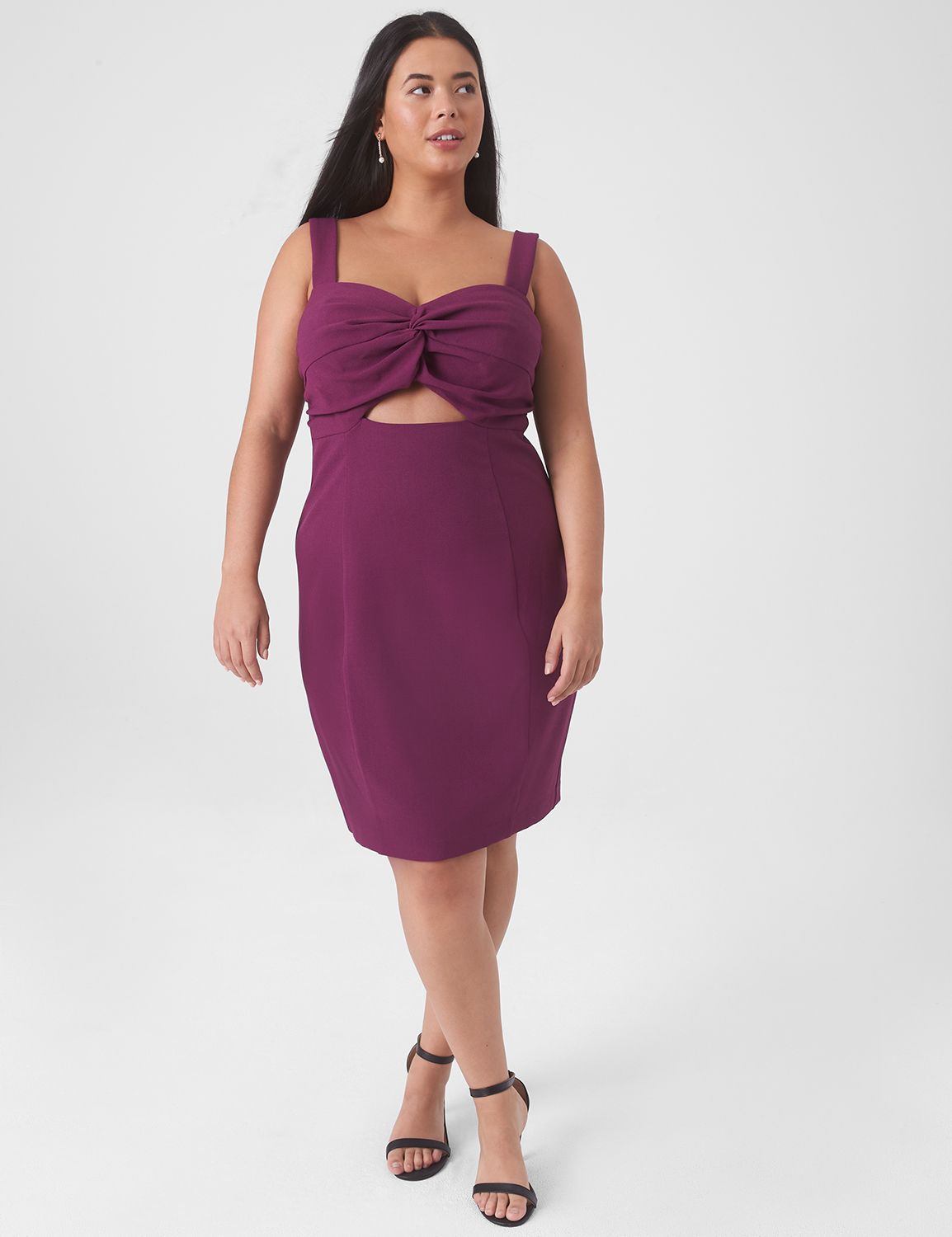 Sleeveless Cutout Detail Bodycon Dr Product Image 1