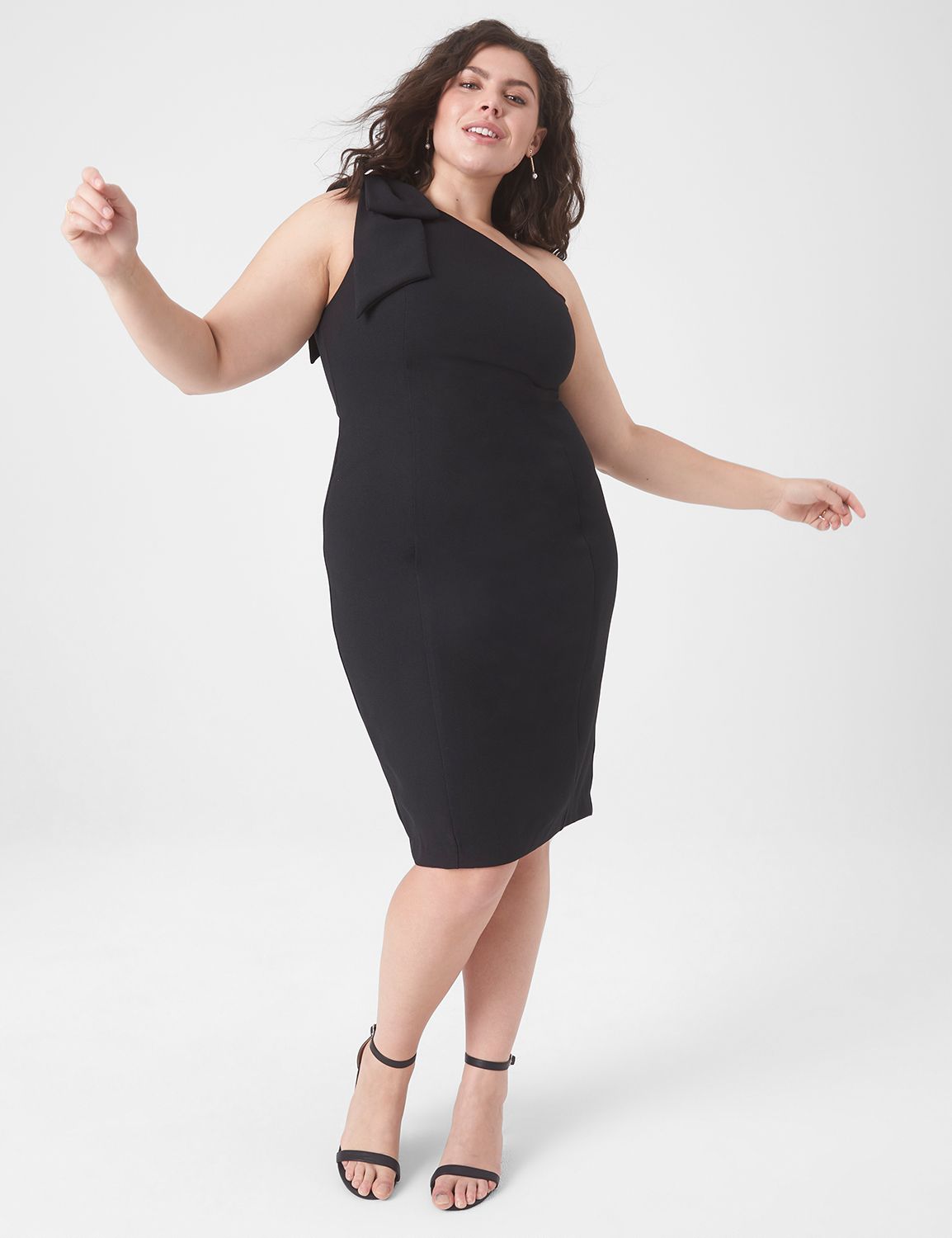 Lane bryant plus size black dresses best sale