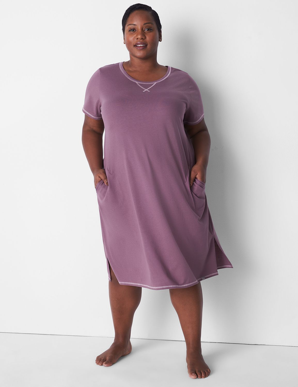 CVC Midi Sleepshirt 1129814 S LaneBryant