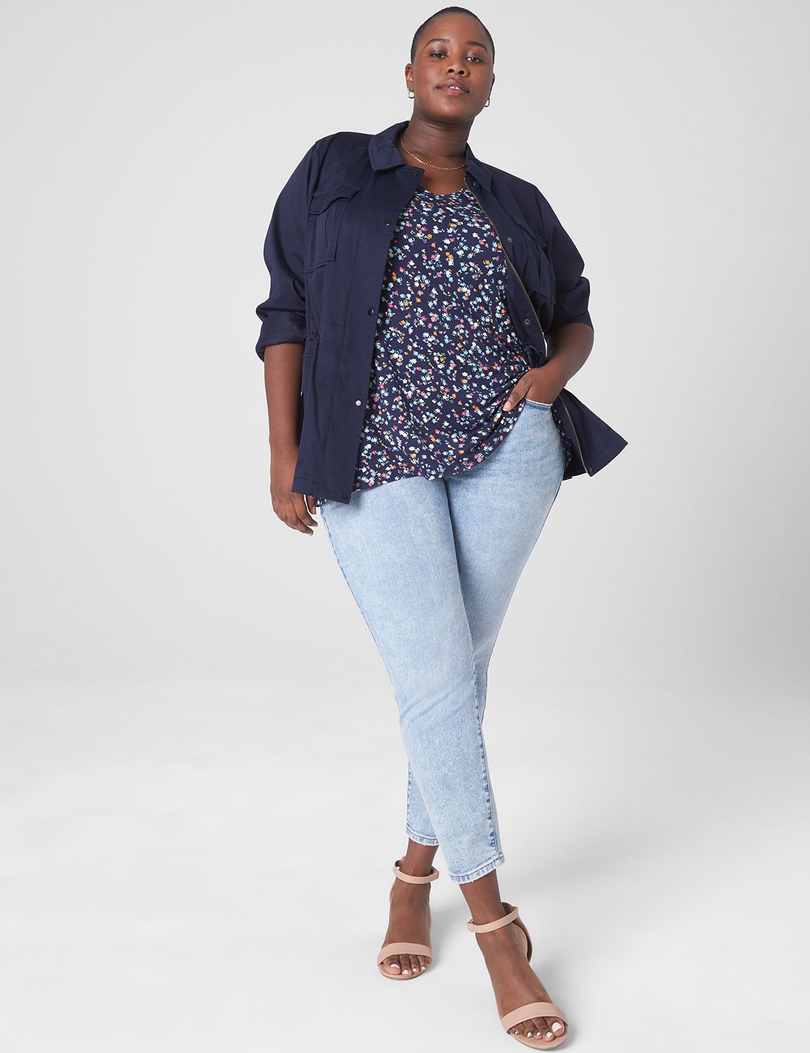 Sleeveless V Neck Swing Tank UPDATE | LaneBryant