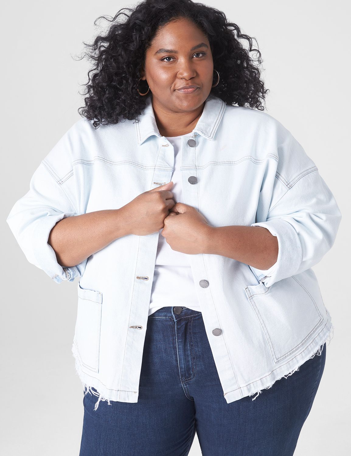 Lane bryant 2024 denim jacket