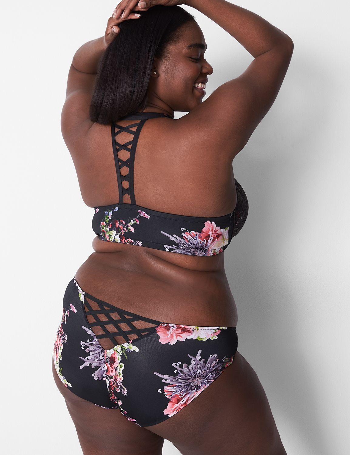 Printed Lace Boost plunge 1131459 Product Image 2