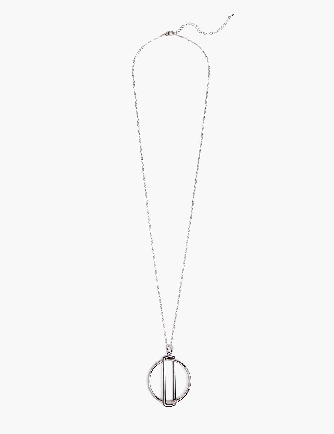 Abbie Long Pendant Necklace - Mix Metal main image 1
