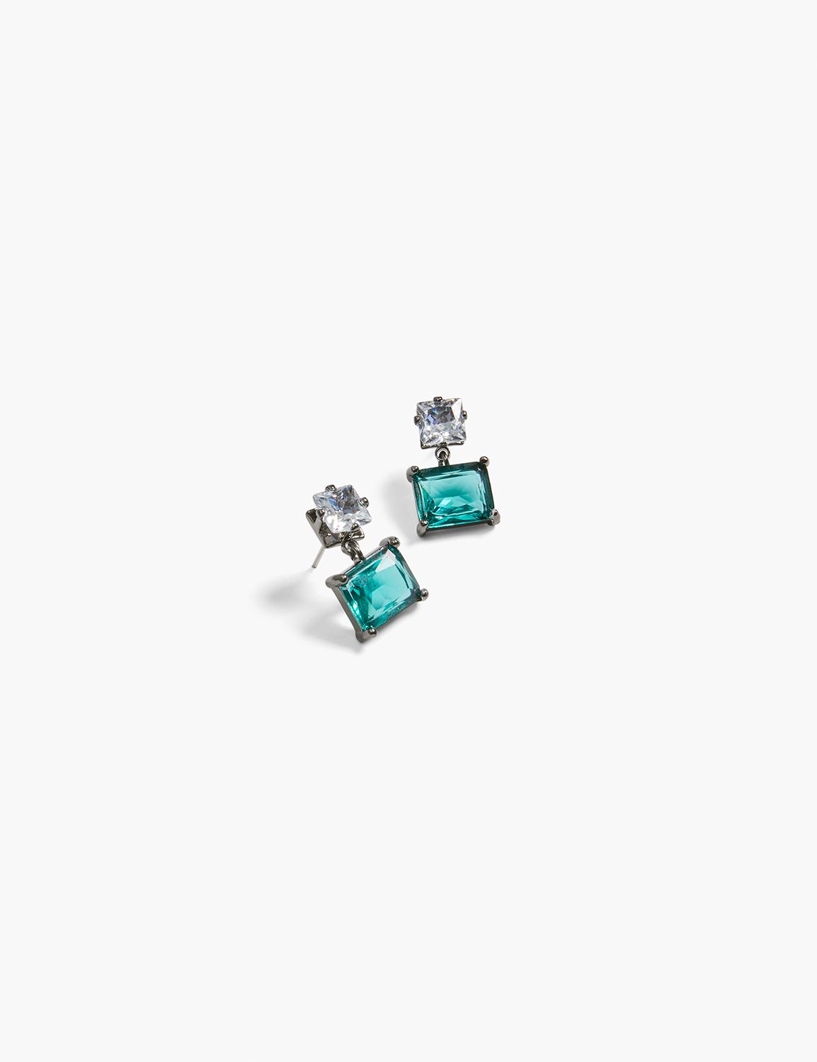 Green Stone Drops Jewellery