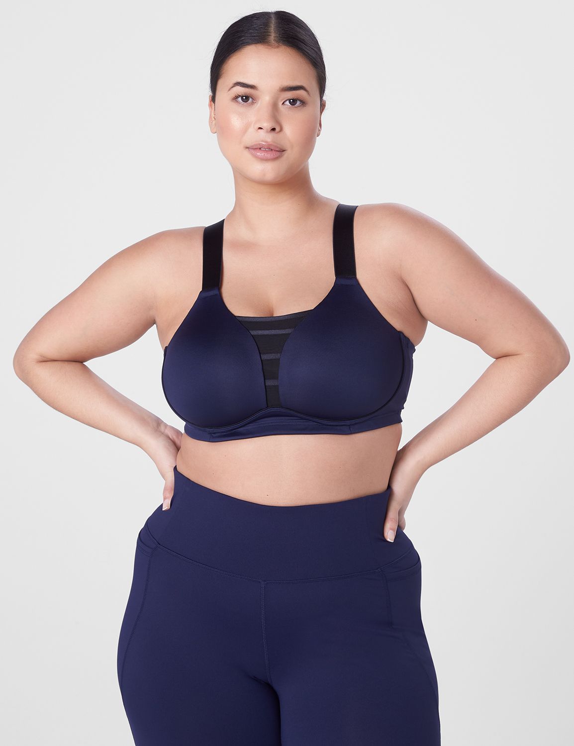 Lane Bryant Livi Wireless Medium-Impact Wicking Sports Bra 40DDD