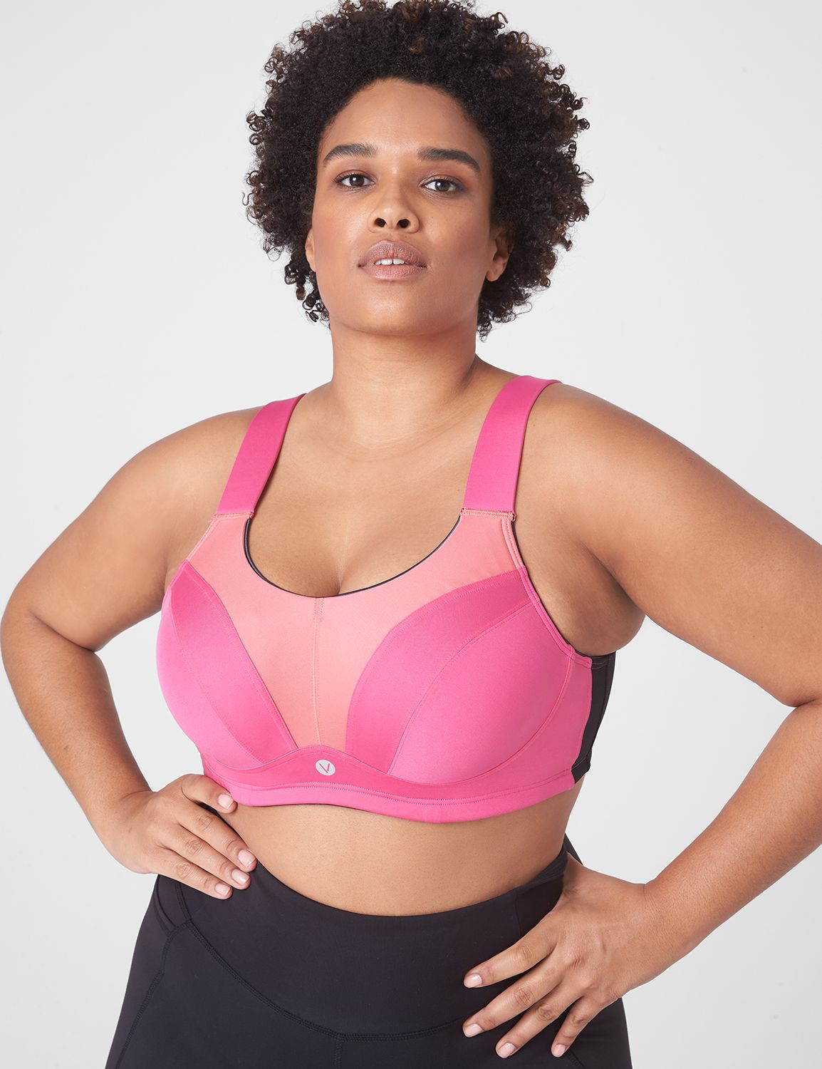 LIVI Wicking Medium Impact NW Sport Bra 1113605 Y:Pitch Black LB