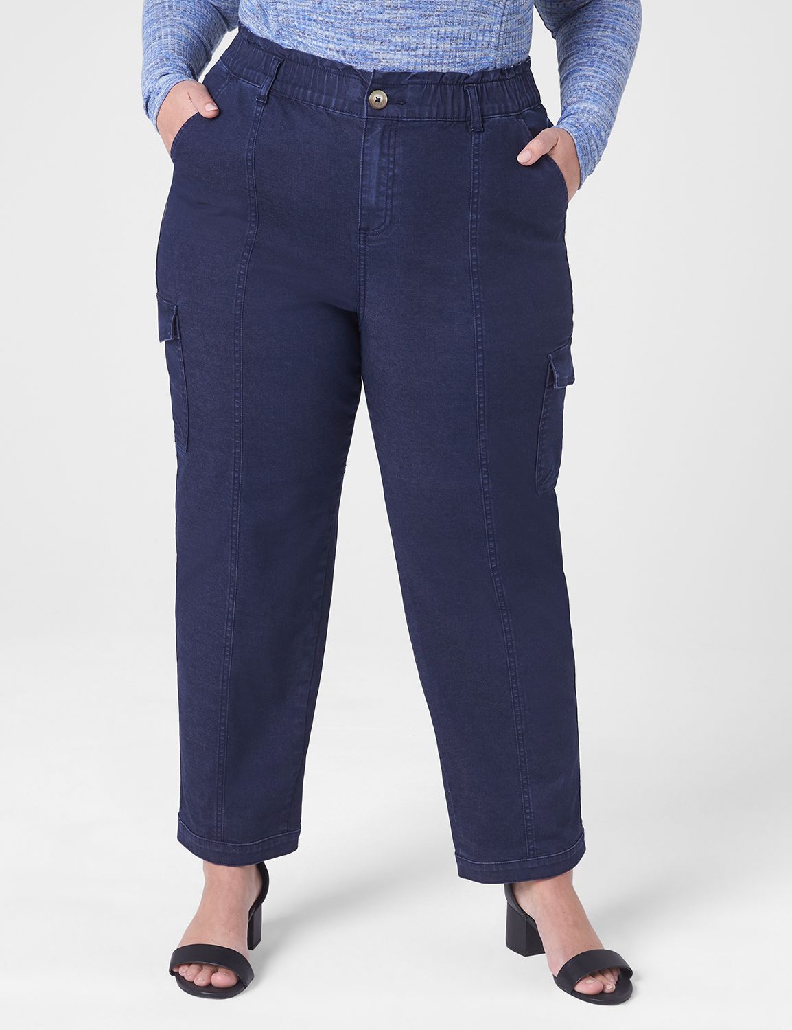 新品　ok.soon low rise cargo pants ネイビー3 low rise cargo pants | ok.soon