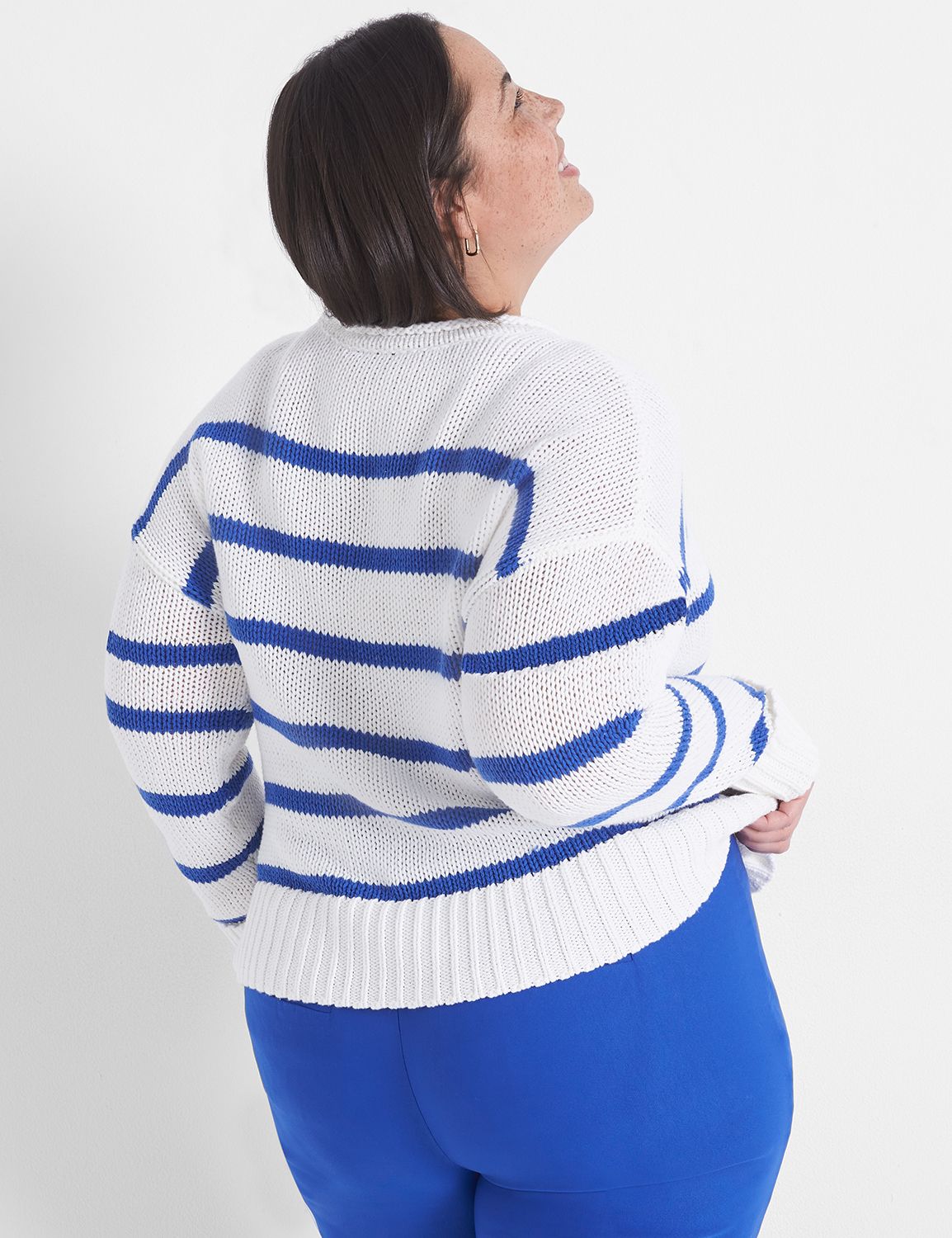 Lana Crewneck Striped Tee