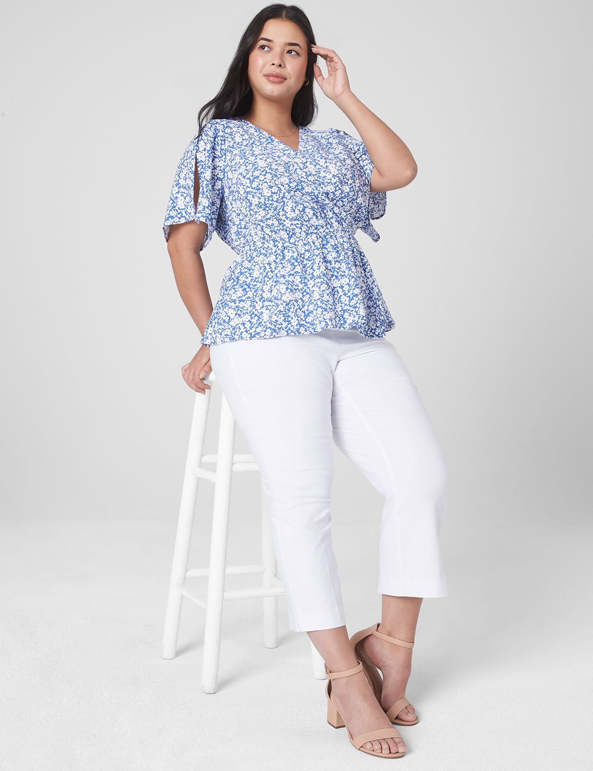 Classic ShortSleeve Surplice Top