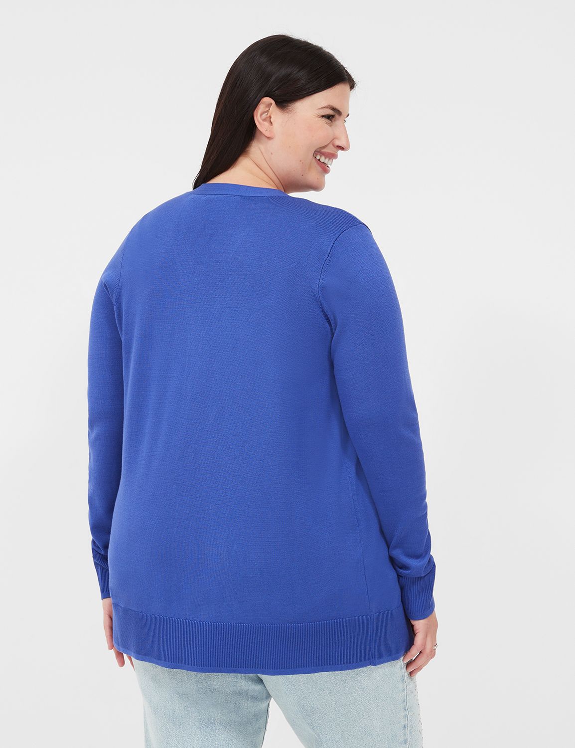 Classic Long Sleeve Open Front Mode | LaneBryant