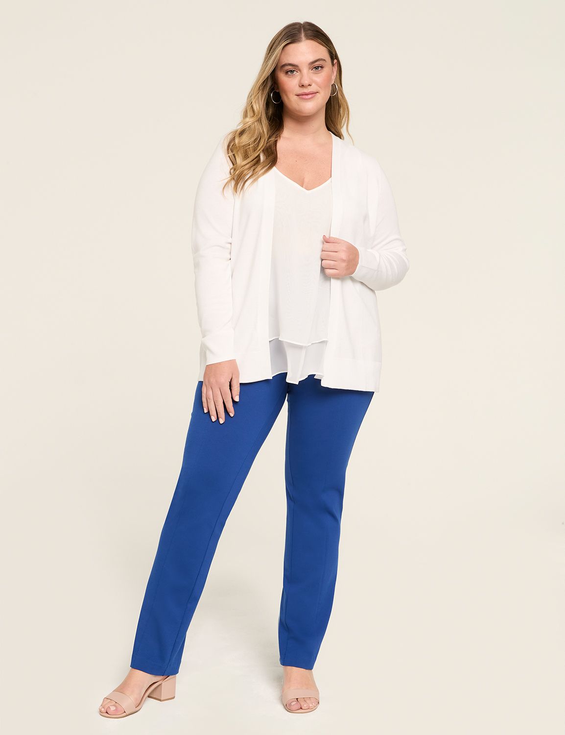 Classic Long Sleeve Open Front Mode Product Image 3