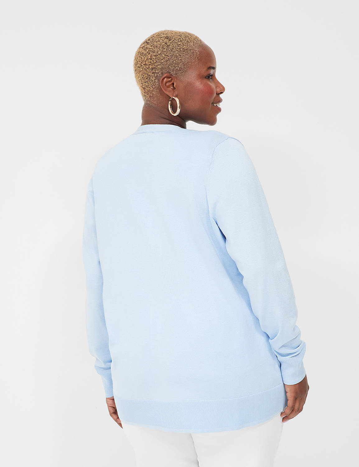 Classic Long Sleeve Open Front Mode Product Image 2