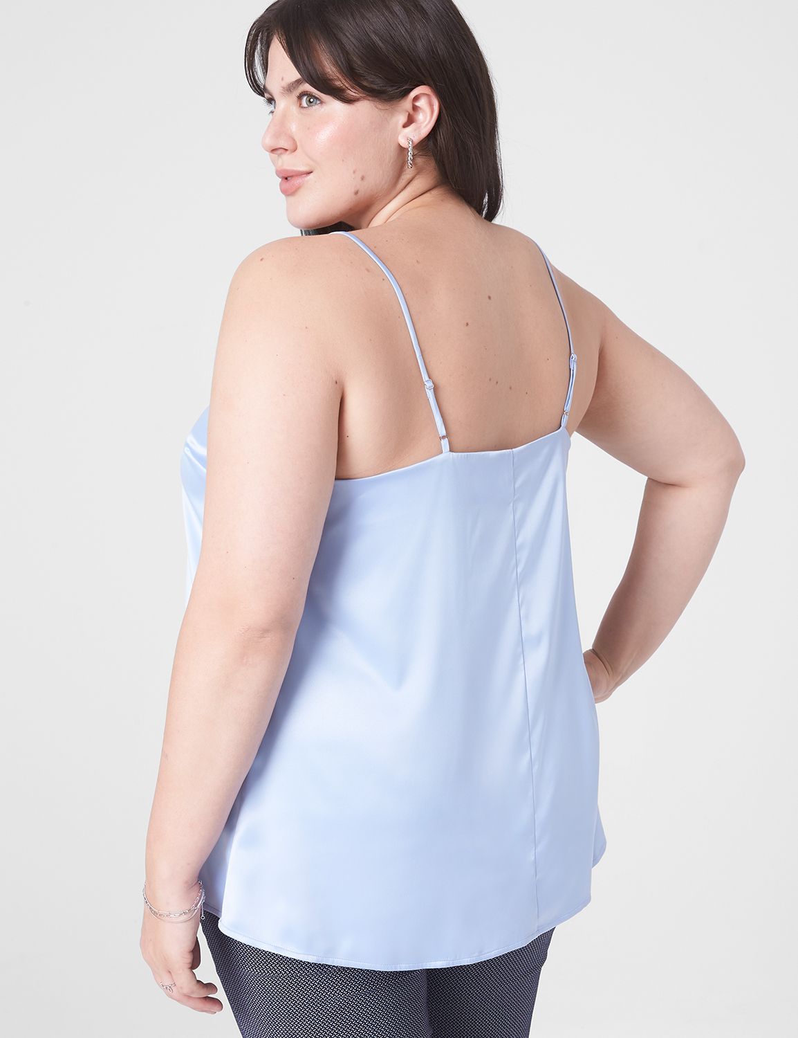Classic Sleeveless Satin Cami 11347 Product Image 2
