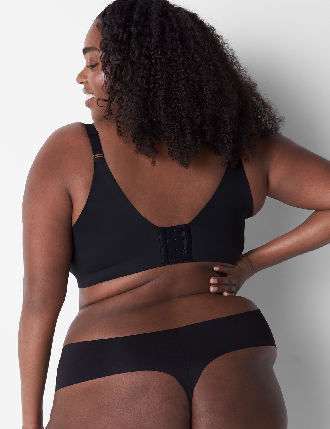 Plus Size - Full-Coverage Balconette Lightly Lined Smooth 360