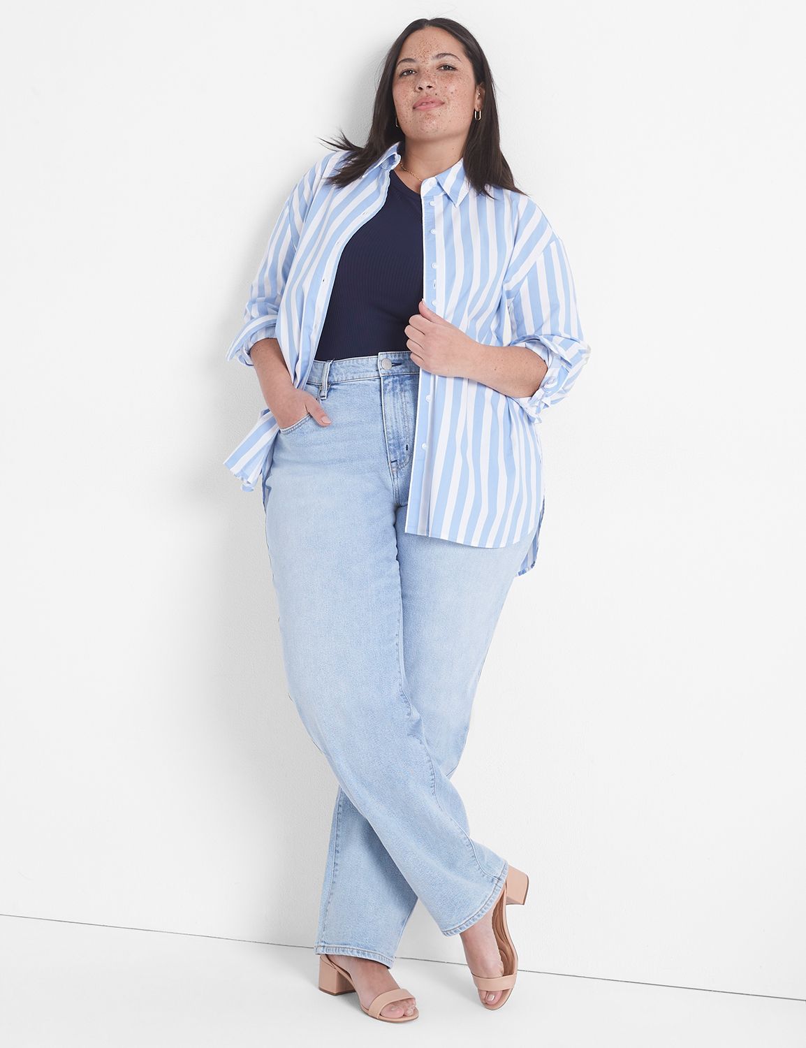 Classic Long Sleeve Button Down Boy Product Image 1
