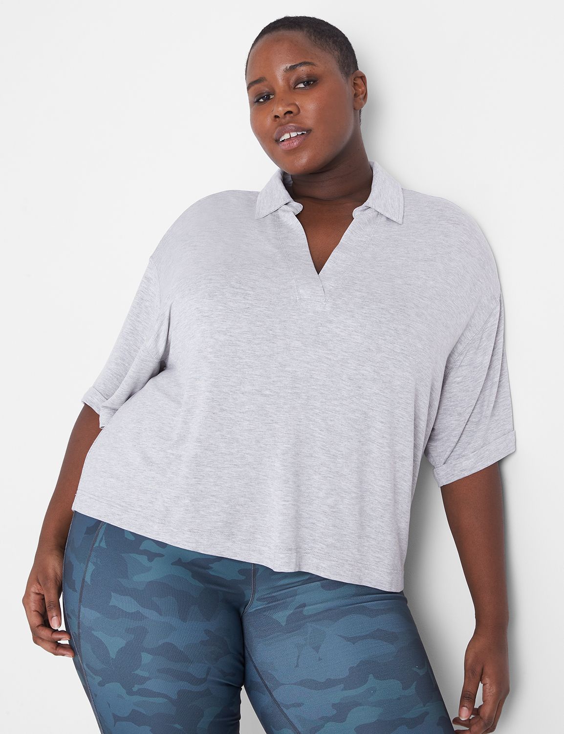 Cropped short sleeve sweatshirt hotsell