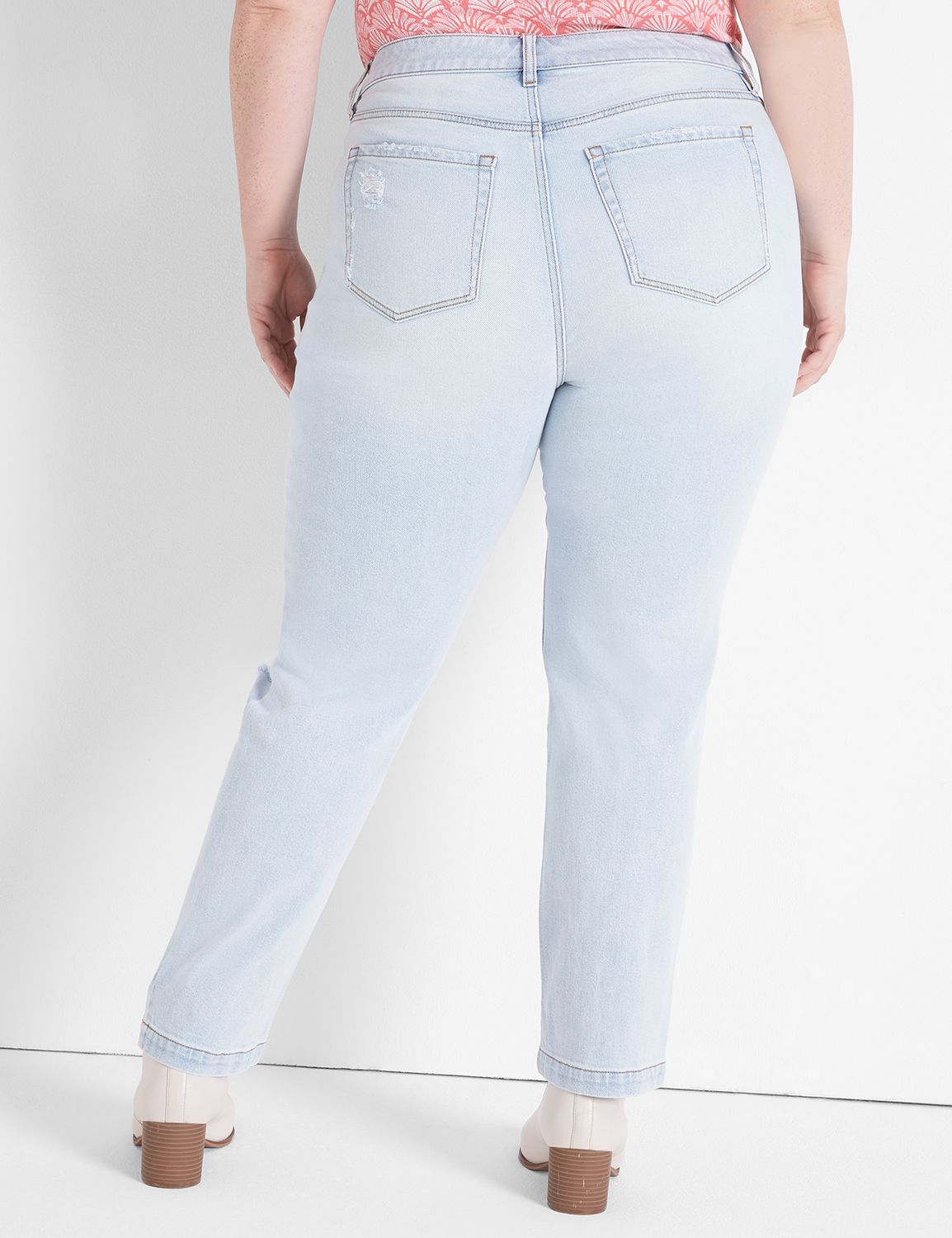 MID RISE SLIM STRAIGHT ANKLE - BLOW Product Image 2