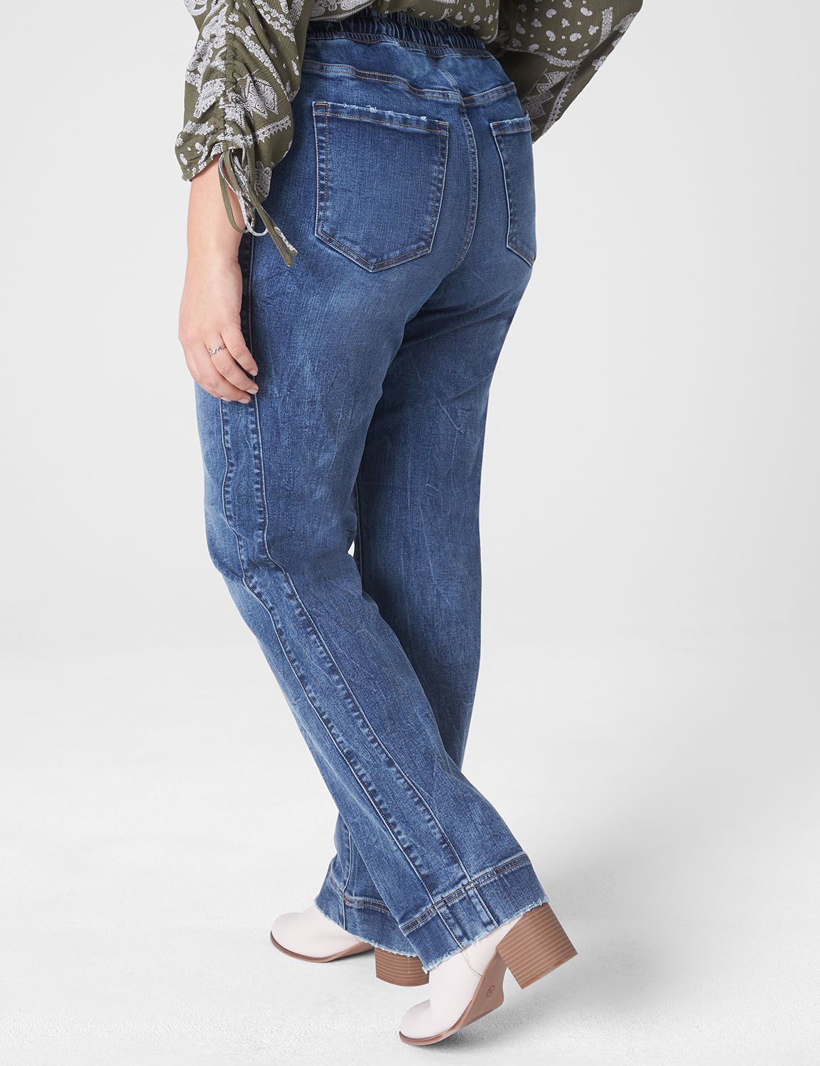 HIGH RISE PULL ON RELAXED STRAIGHT- Product Image 2