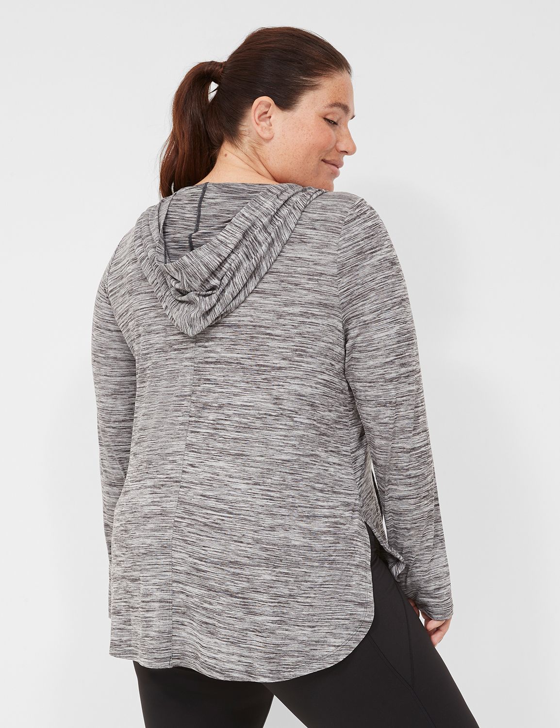 Long Sleeve Snap Up Hoodie  Top S 1 Product Image 2