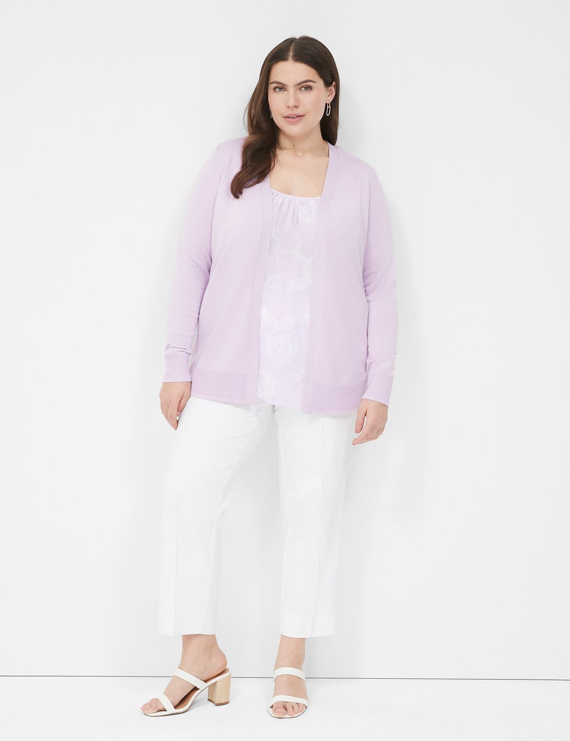 Classic Long Sleeve Open Front Mode Product Image 3