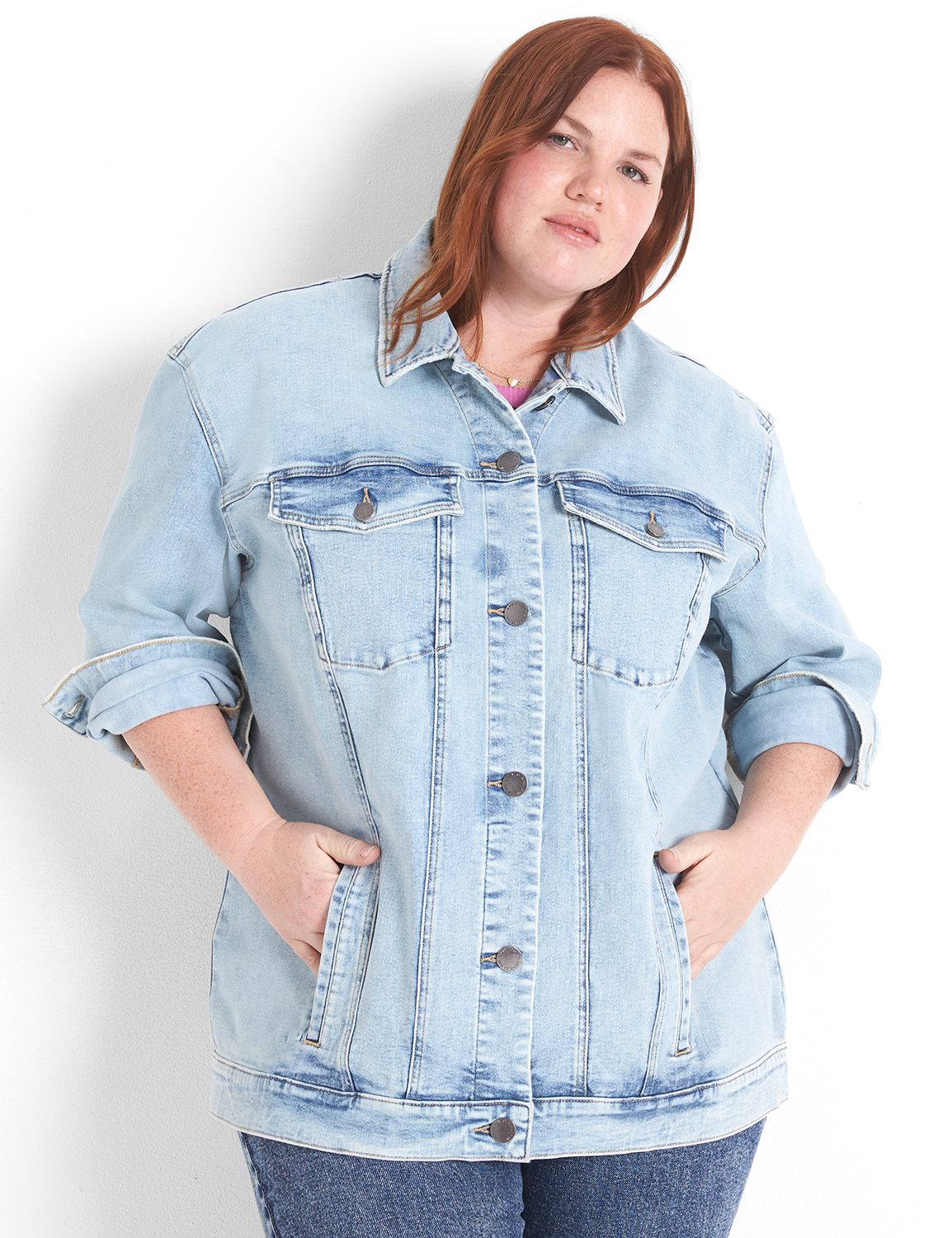 Denim Trucker Jacket | LaneBryant