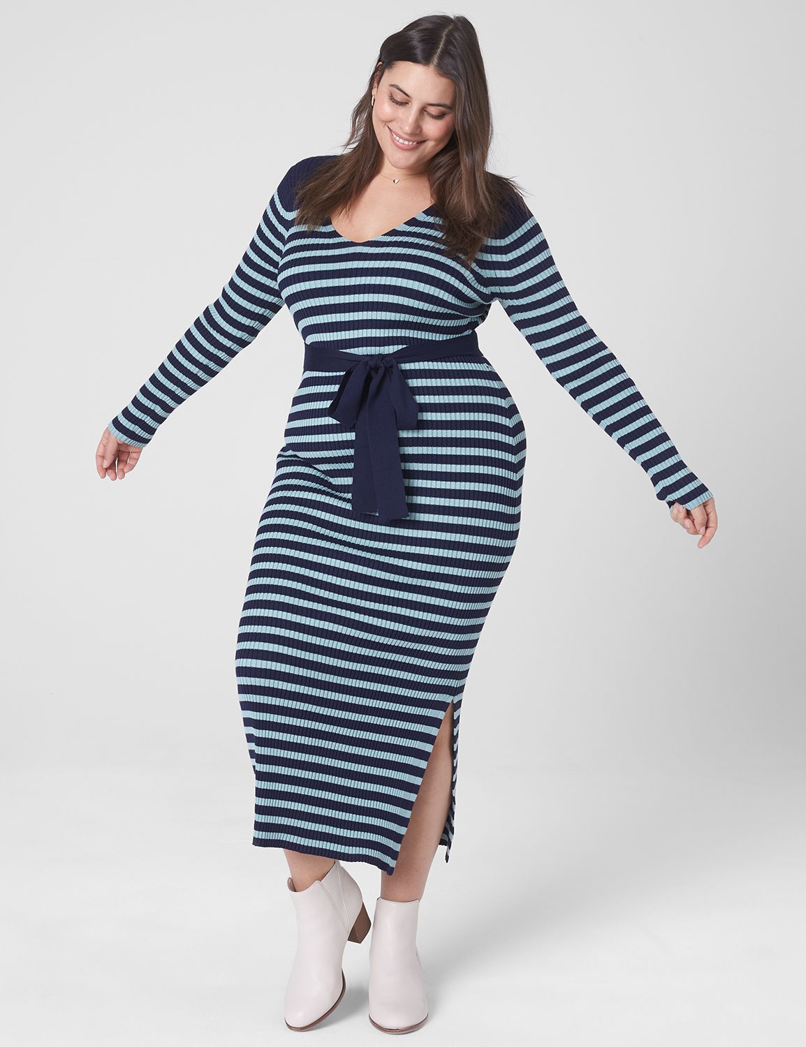 Lane bryant shop striped dress