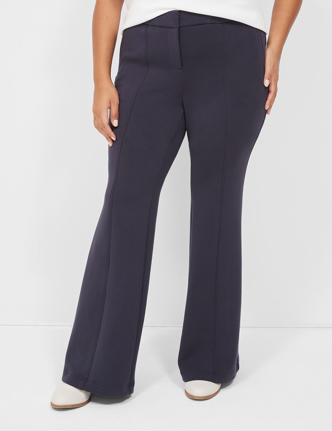 Plus Size Bootcut Trousers