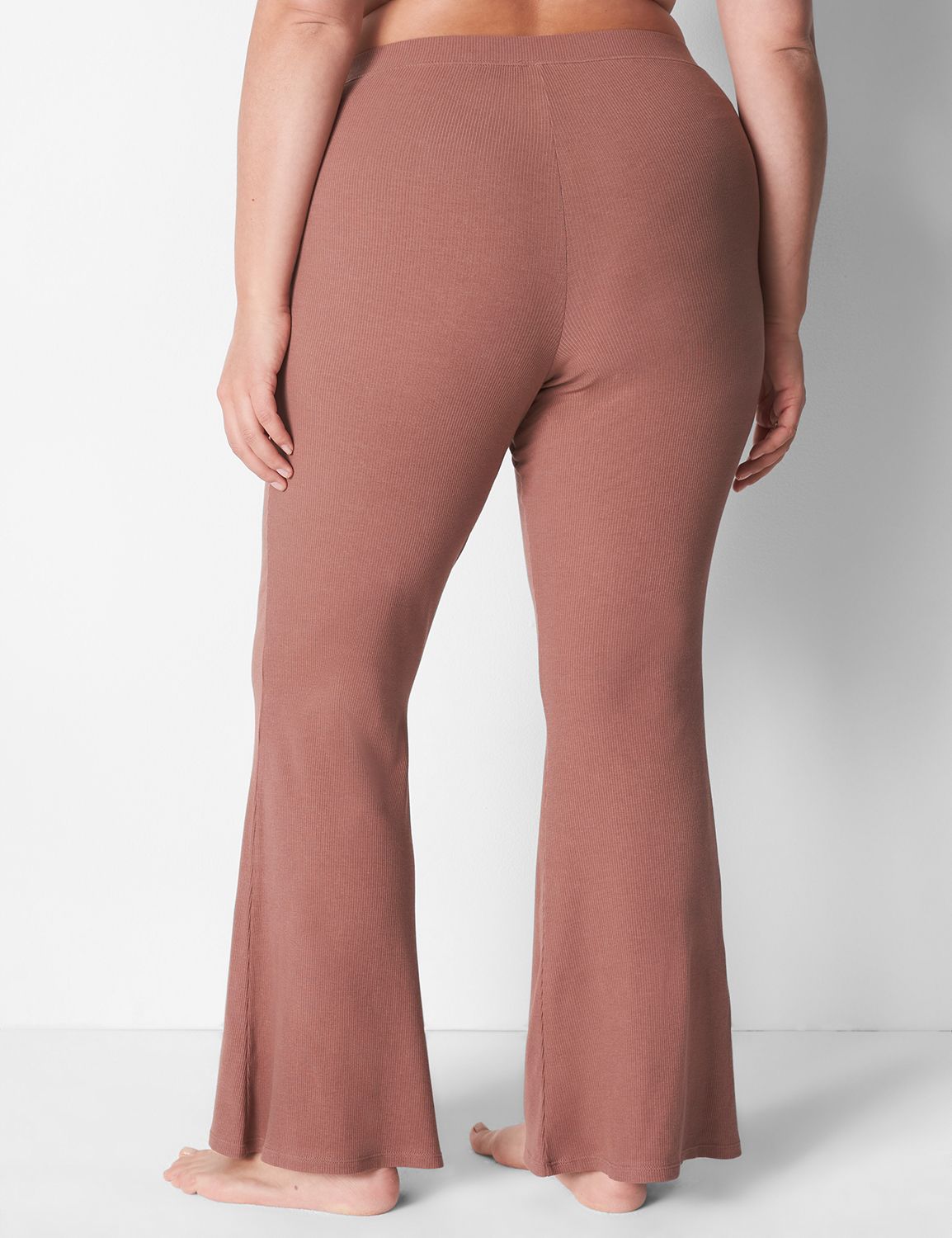 Rib Logo Tab Flare Pant 1131585 S Product Image 2