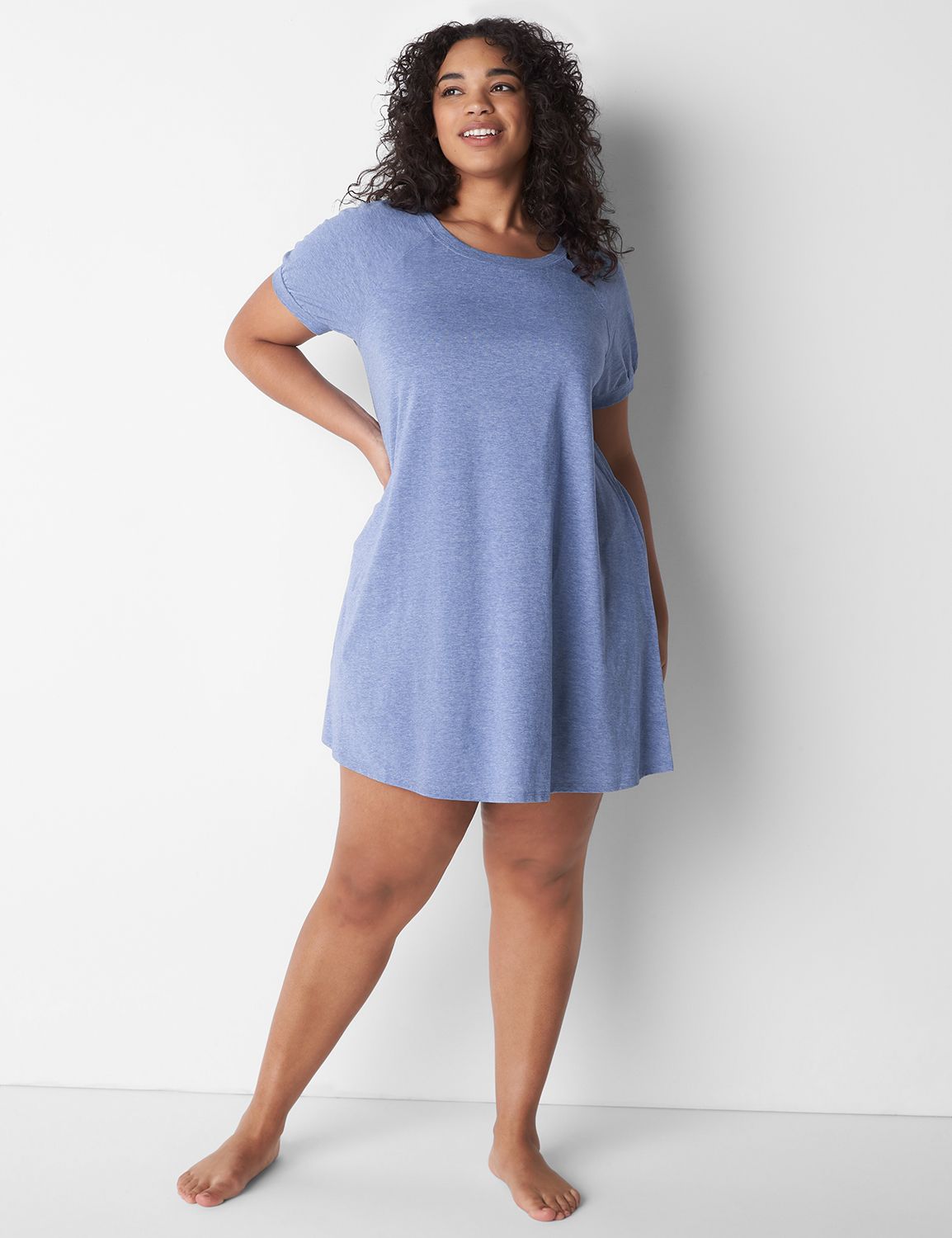 Puff Sleeve Sleepshirt 1131740 S Product Image 1