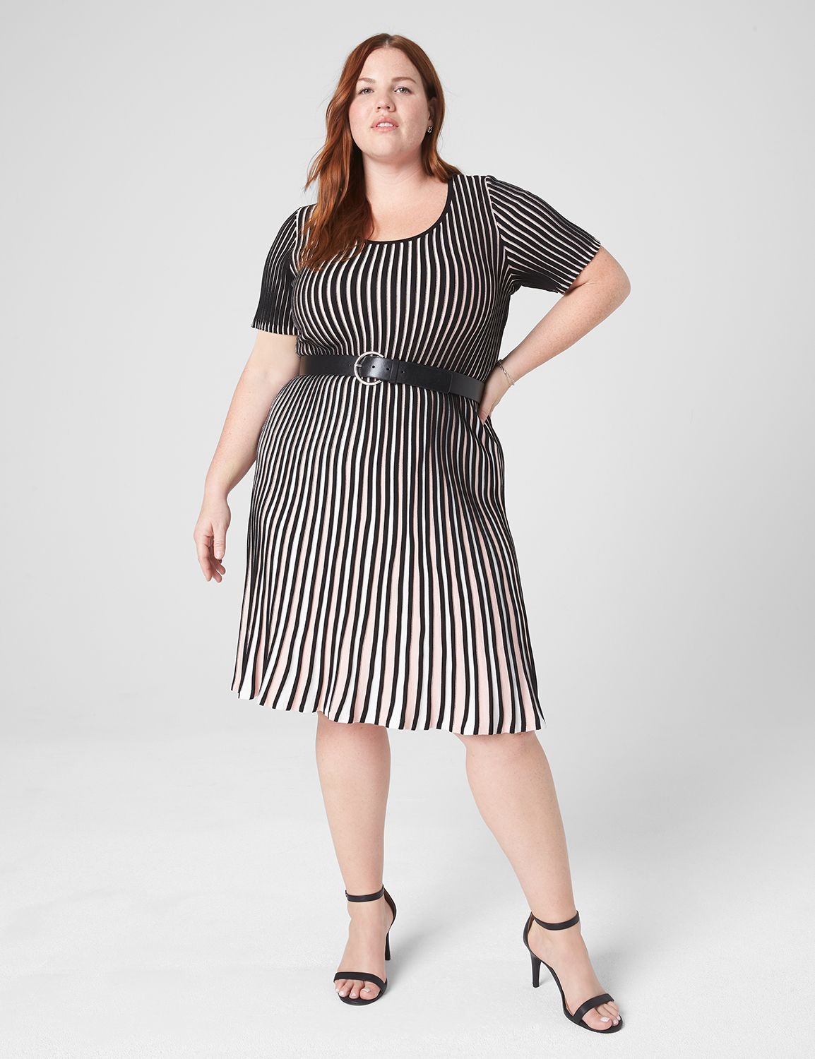 lane bryant black sweater dress