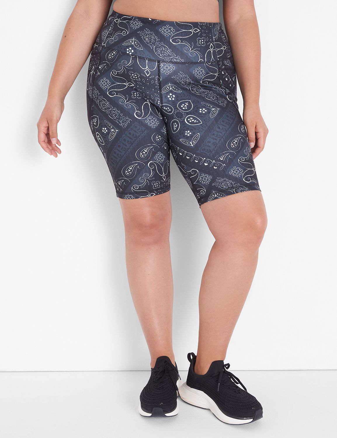 LIVI High Rise Recycled LIVI Soft Knee Short LaneBryant