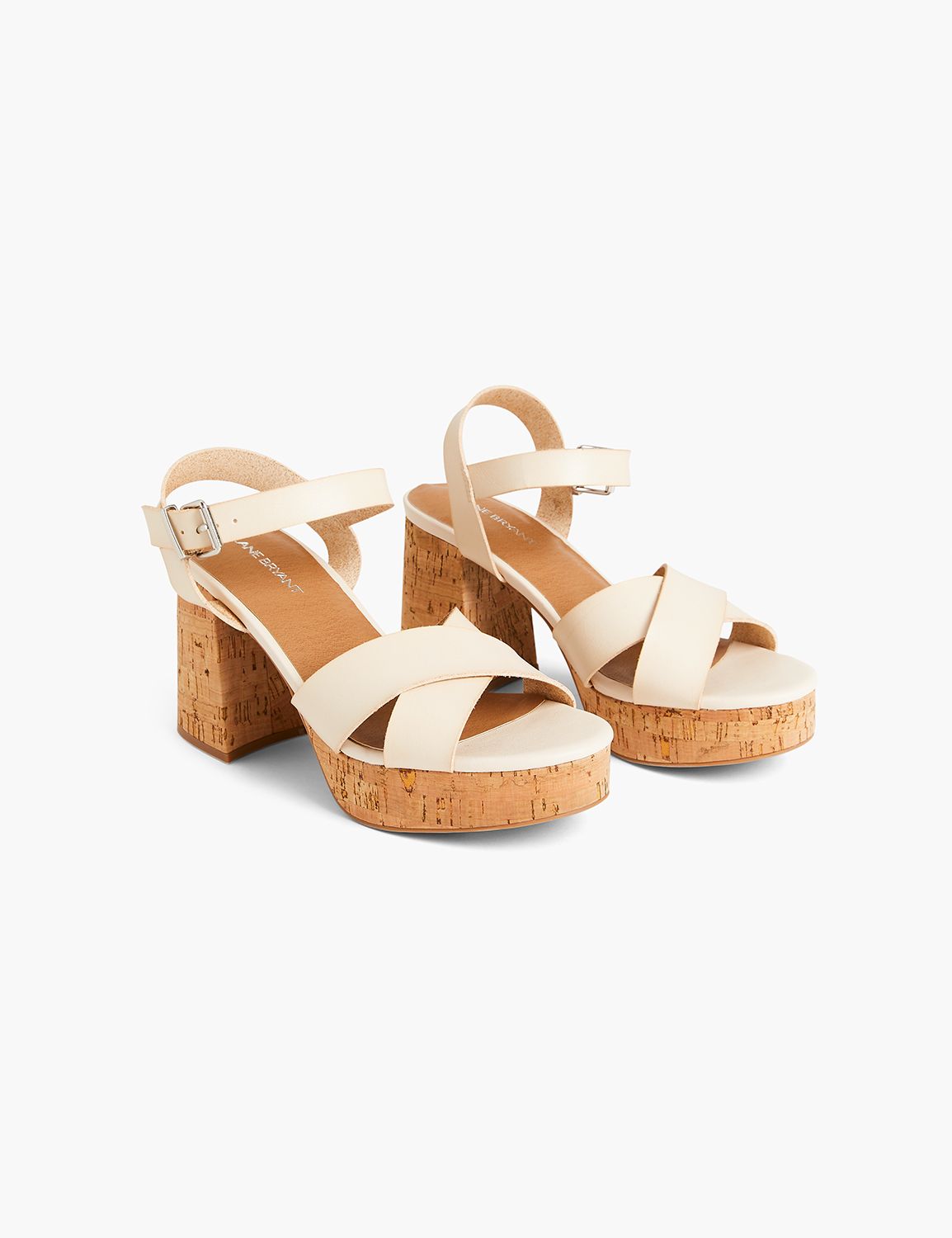 CROSS FRONT PLATFORM BLOCK HEEL Product Image 1