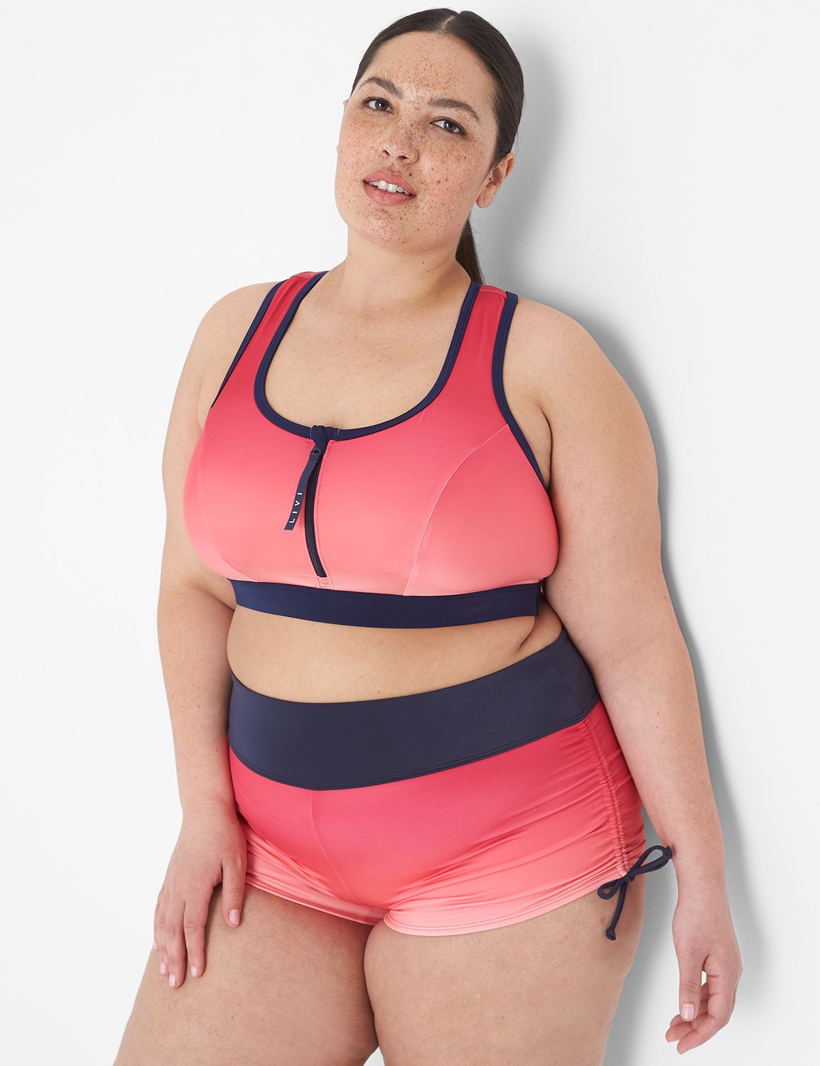 Livi NW Racer-Back Colorblock Bikin Product Image 1