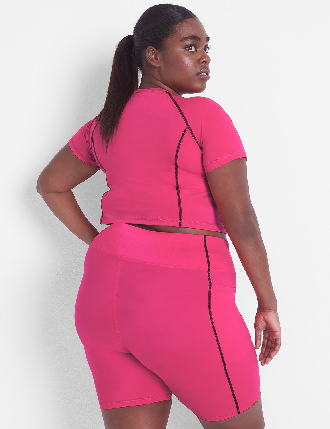 Livi Active Short Sleeve Contrast S LaneBryant