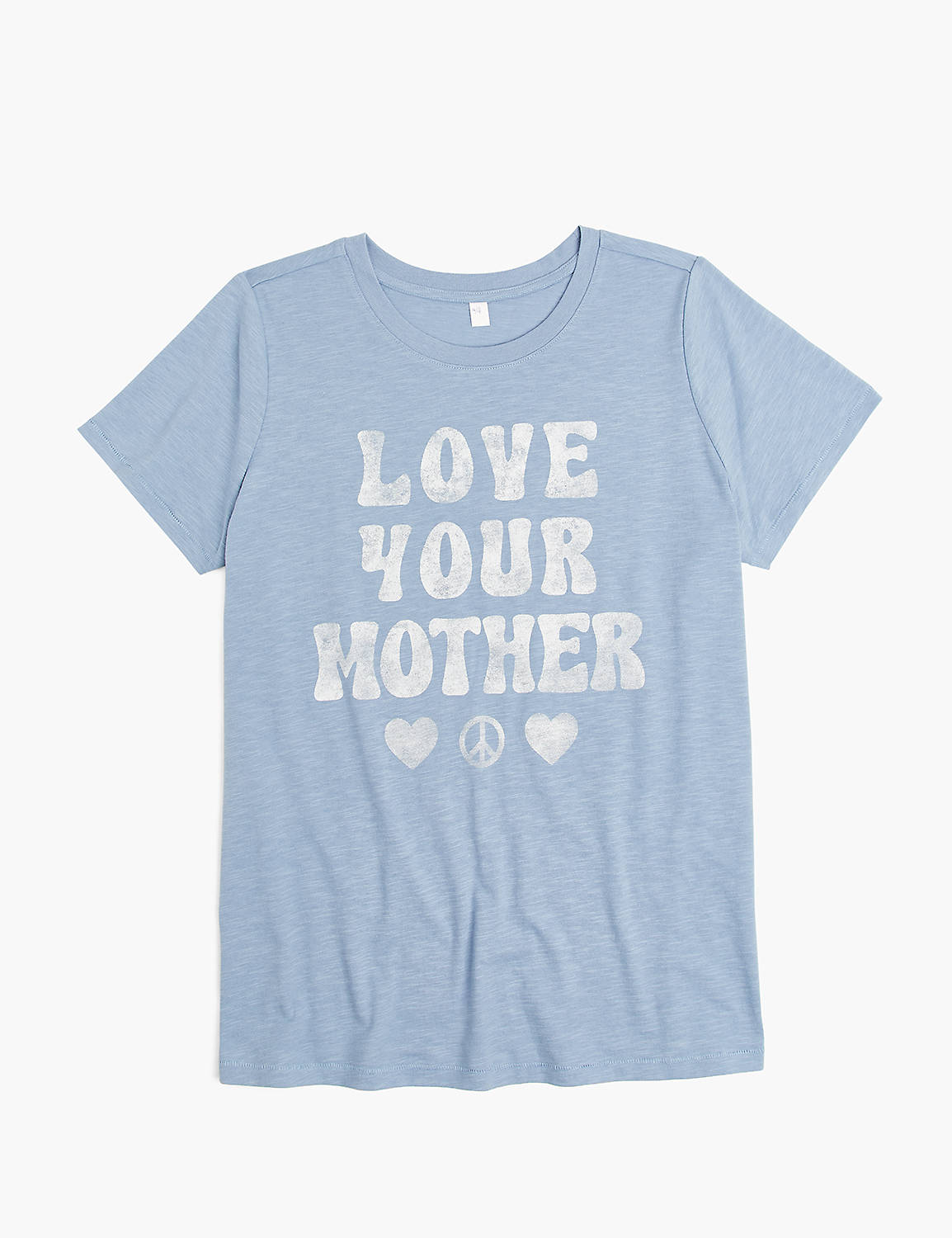 lane bryant modern love your mother graphic tee 14/16 faded denim