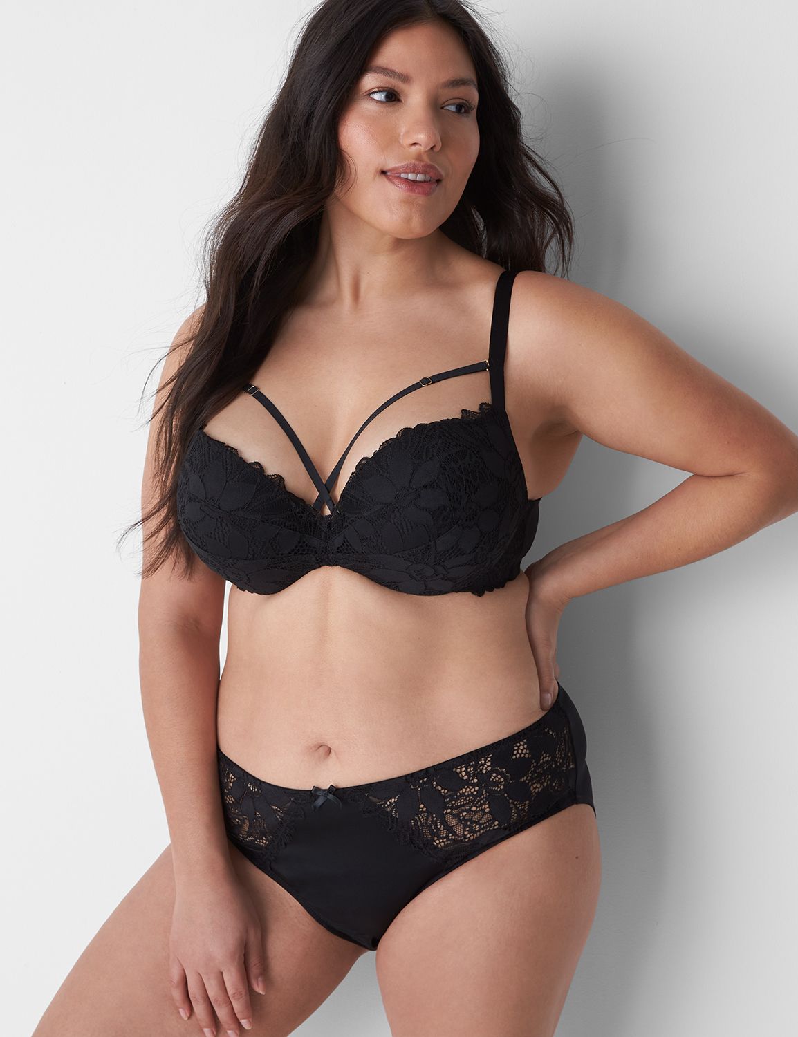 Heidi Geometric Lace Boost Plunge Bra – aBrasKadaBras