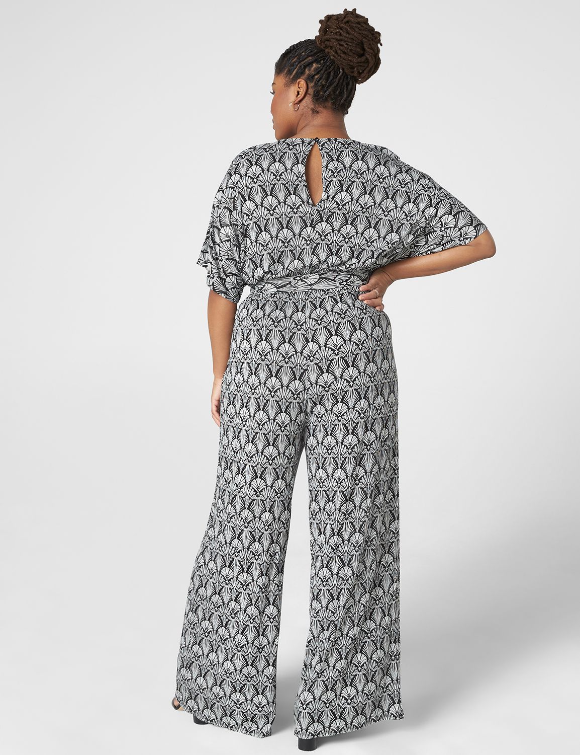 Ariel Kimono Sleeve V-Neck Wrap Top main image 0