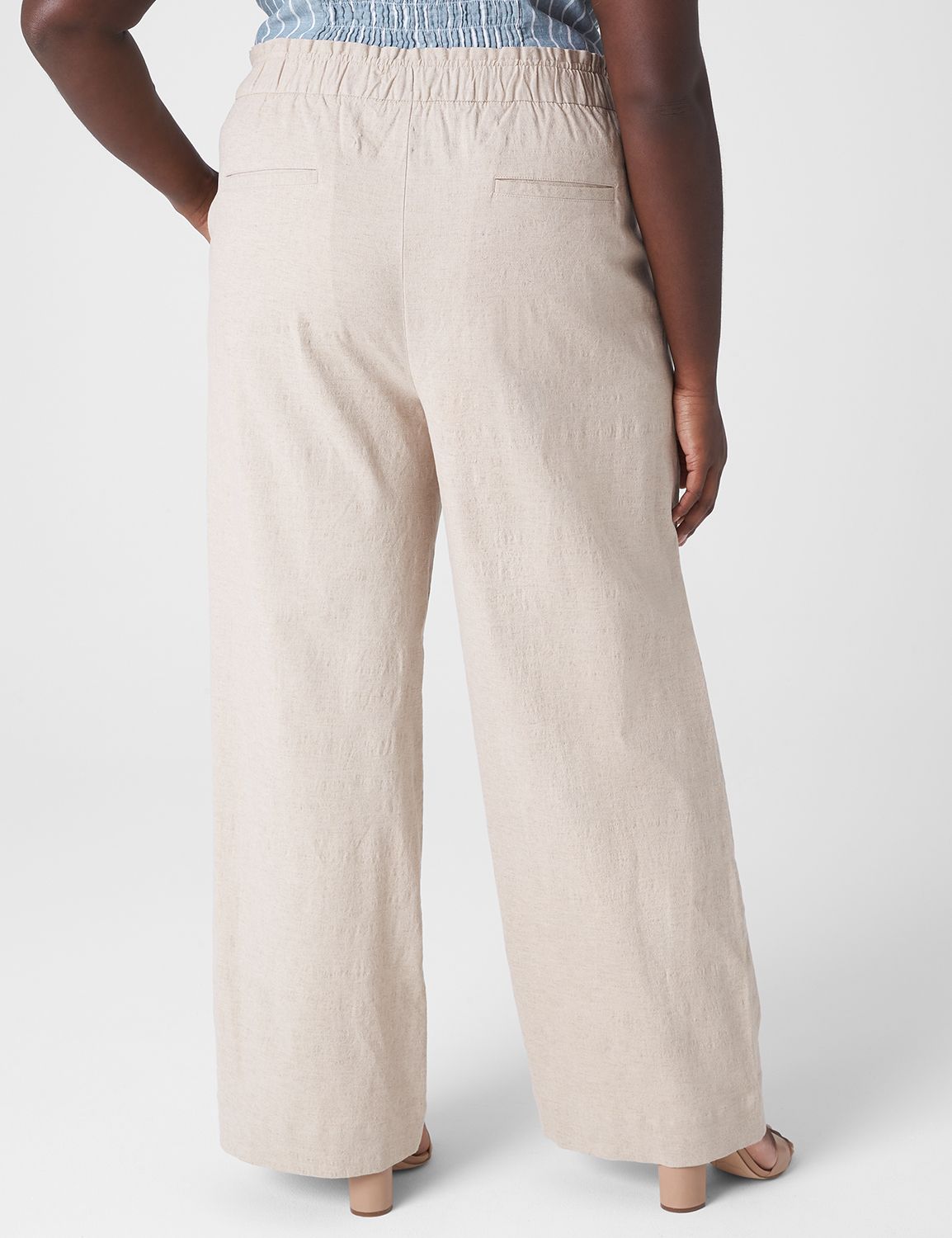 The Softest Wideleg - Linen 1132728 | LaneBryant